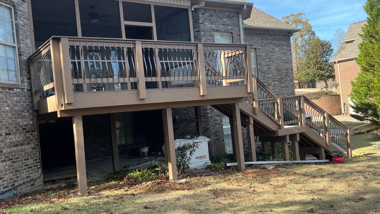 Timber Lake - Deck / Screened Porch by Pillar and Pine