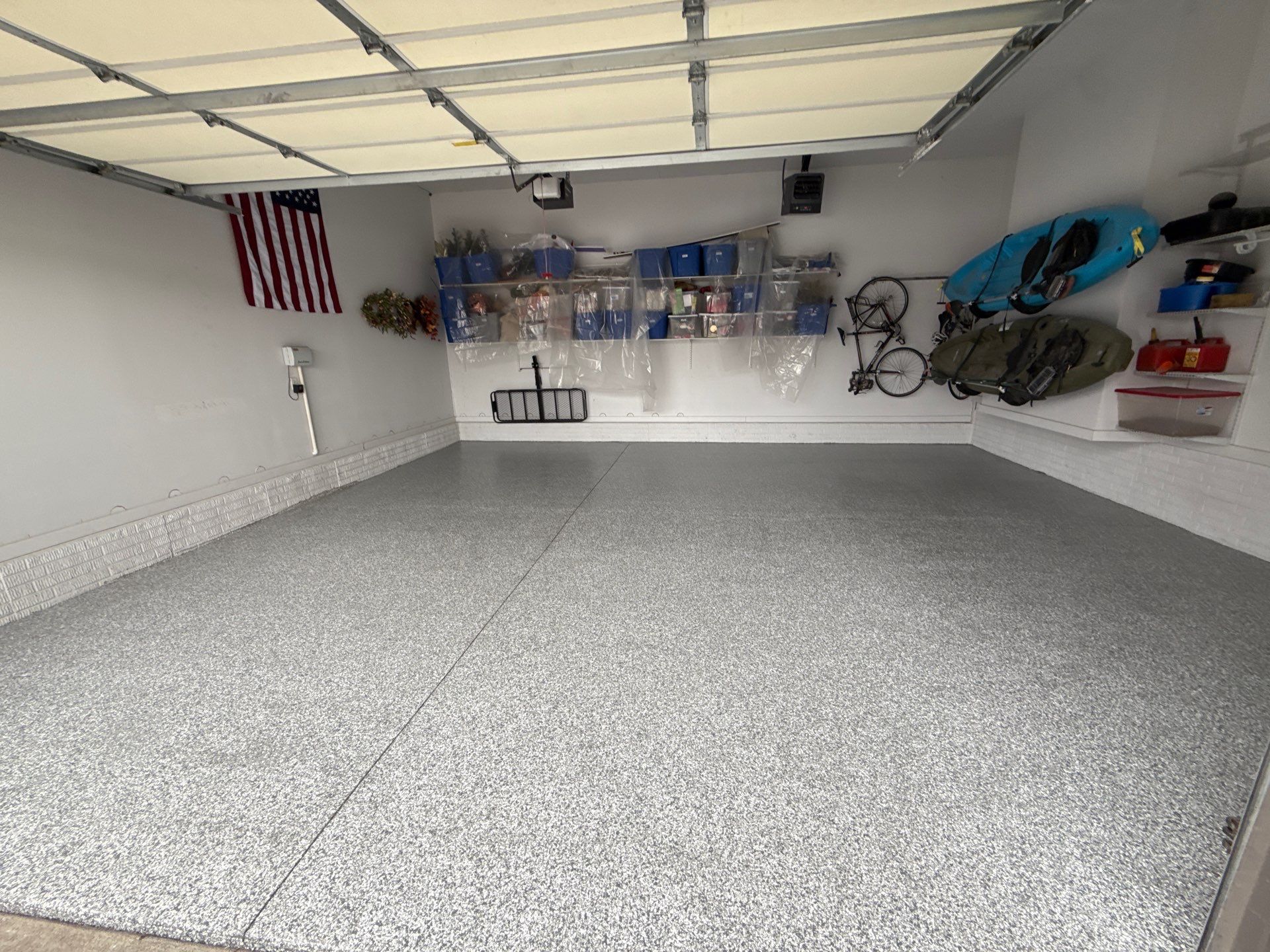 Polyaspartic Garage Floor Coating Built Iowa-Tough by Revival Concrete Coatings