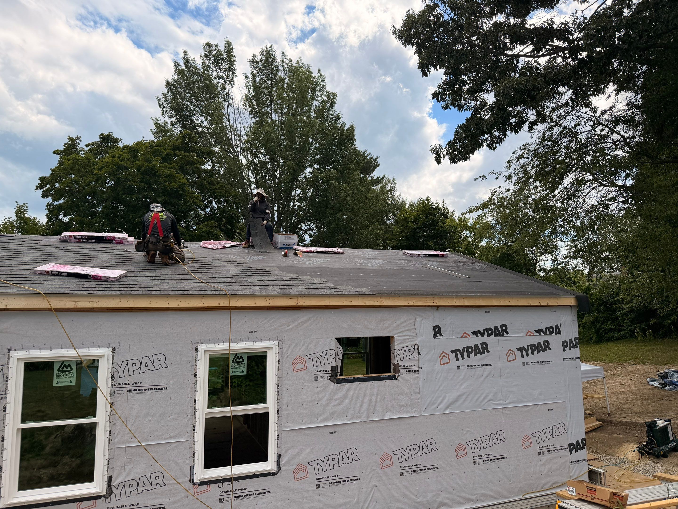 Dover, NH – Owens Corning Asphalt Shingle Roof Installation for Home Addition by Tall pine roofing