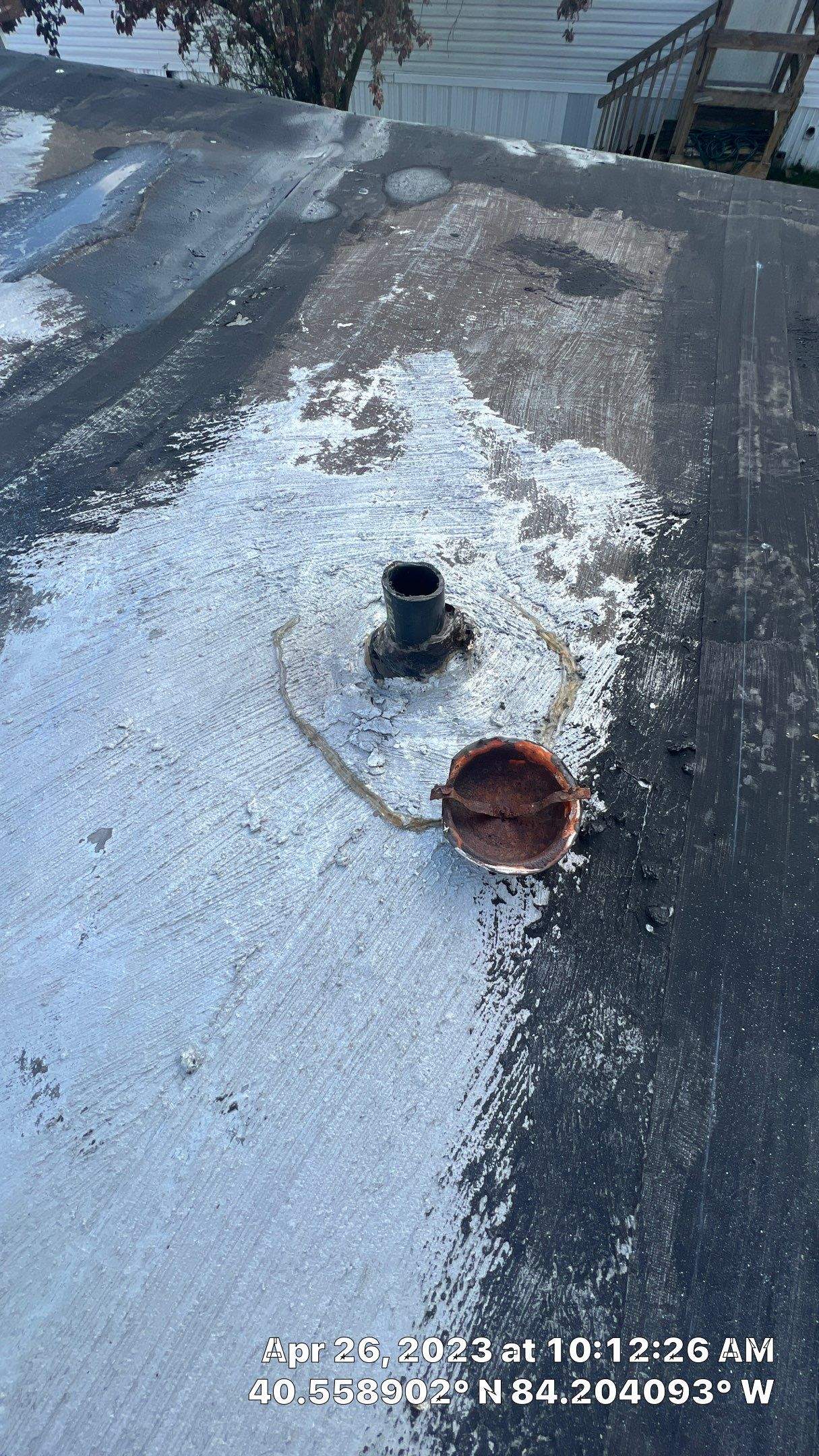 Residential Roofing Installation using 60 mil rubber roof  by Nitro Roofing and Construction