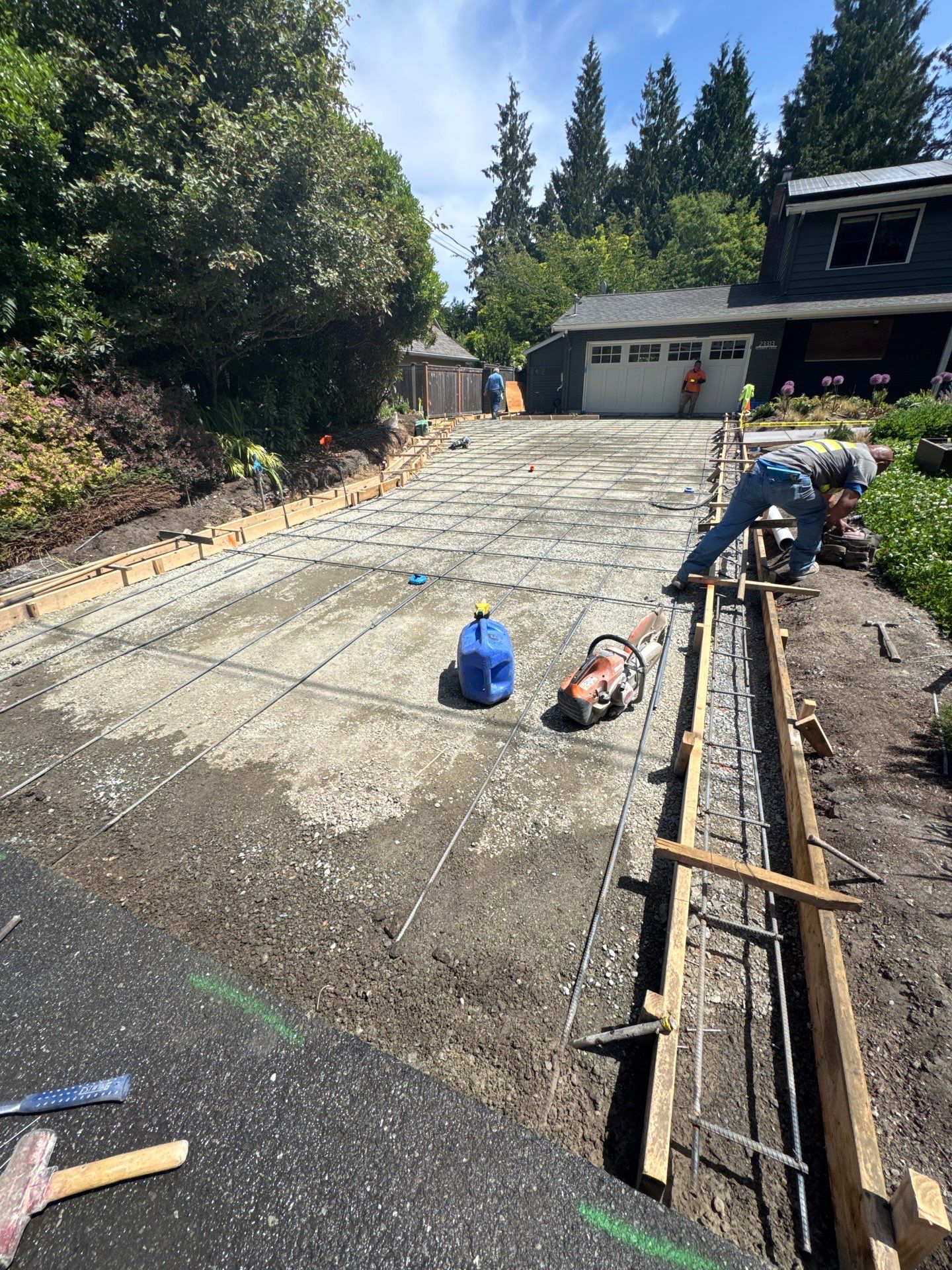 Concrete Driveway Makeover | Edmonds  by Jireh Asphalt & Concrete Inc 