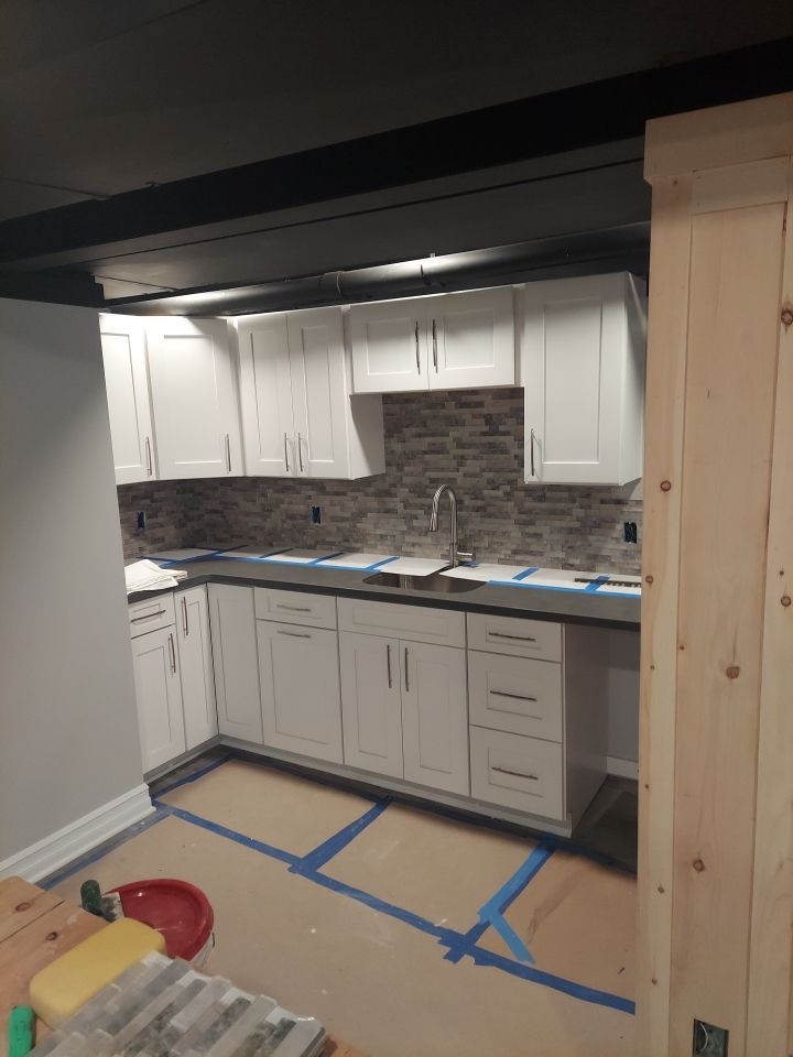 Basement Remodel by Ivy Lea Construction