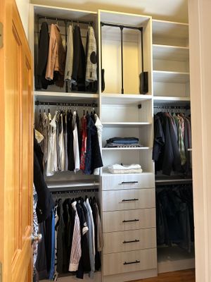 Walk-in Closet in a Small Space