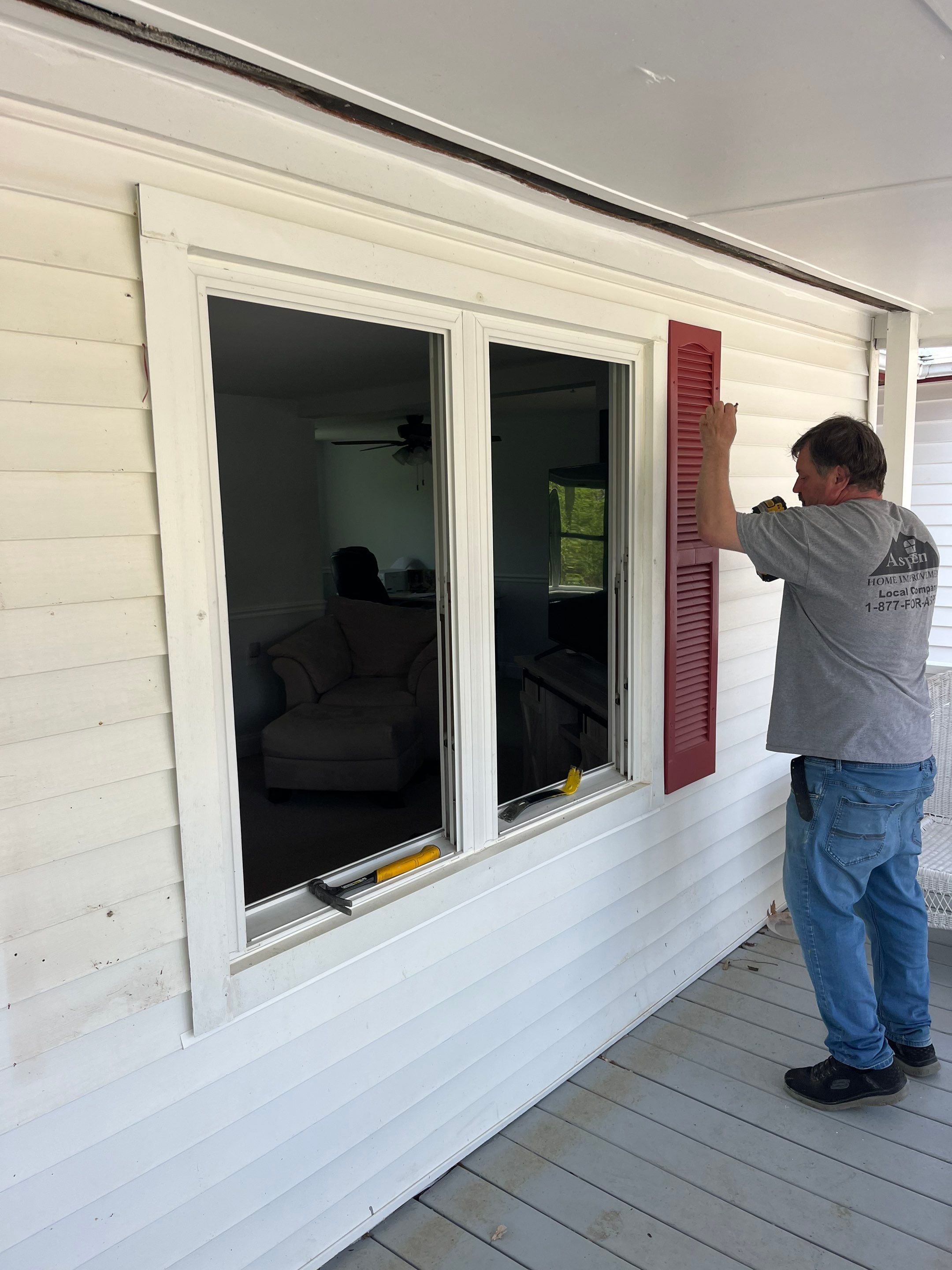 window and siding project by Aspen Home Improvements
