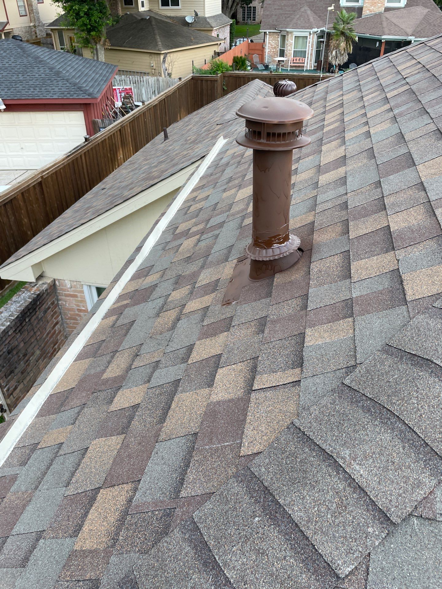 Residential Roofing Installation using Owen's Corning Duration (Lifetime) Shingles by Roof Repair Company