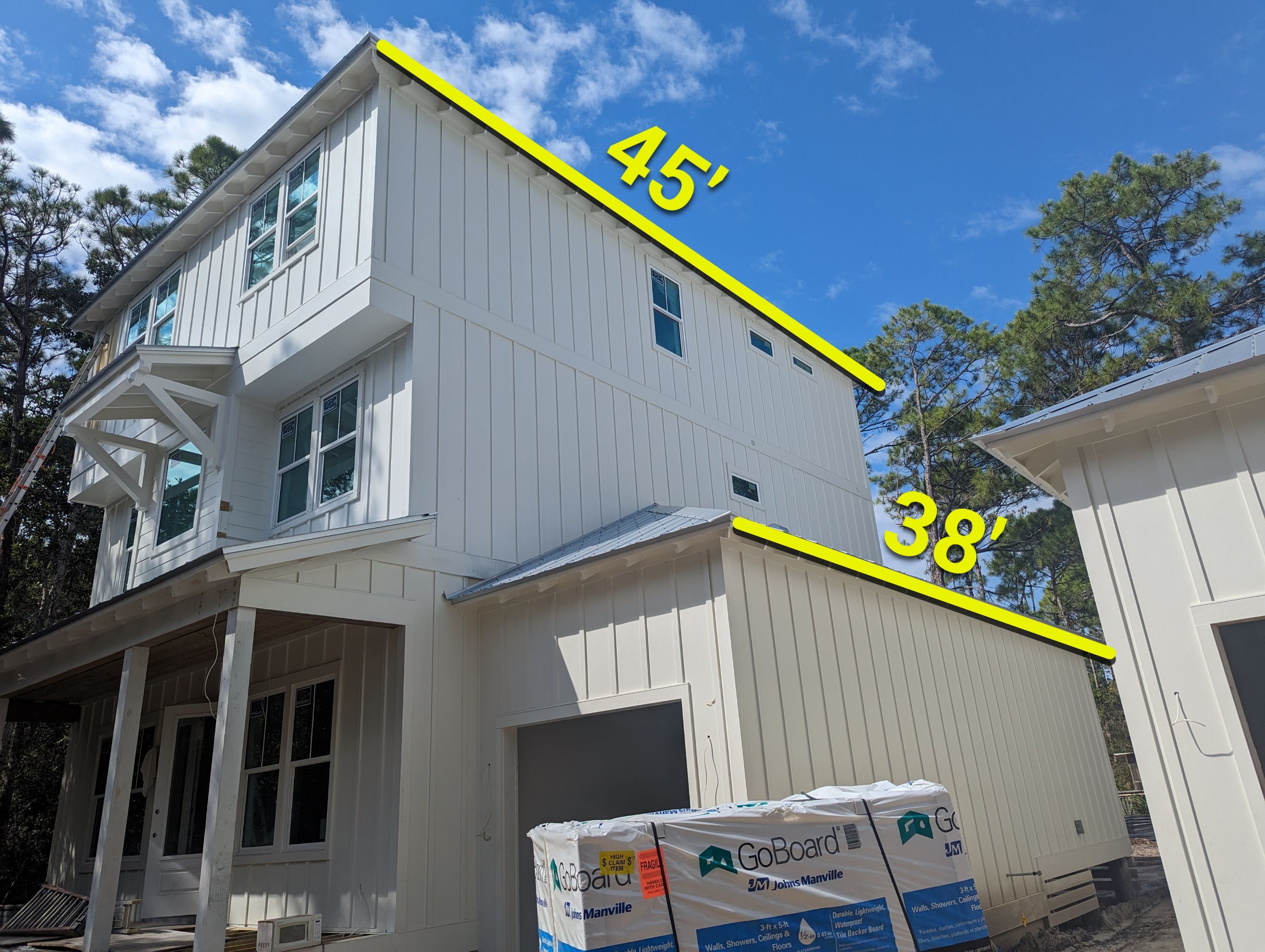 Seamless Aluminum Gutter Installation using 6 Inch Seamless Gutters in Santa Rosa Beach, FL by Gutter Professors