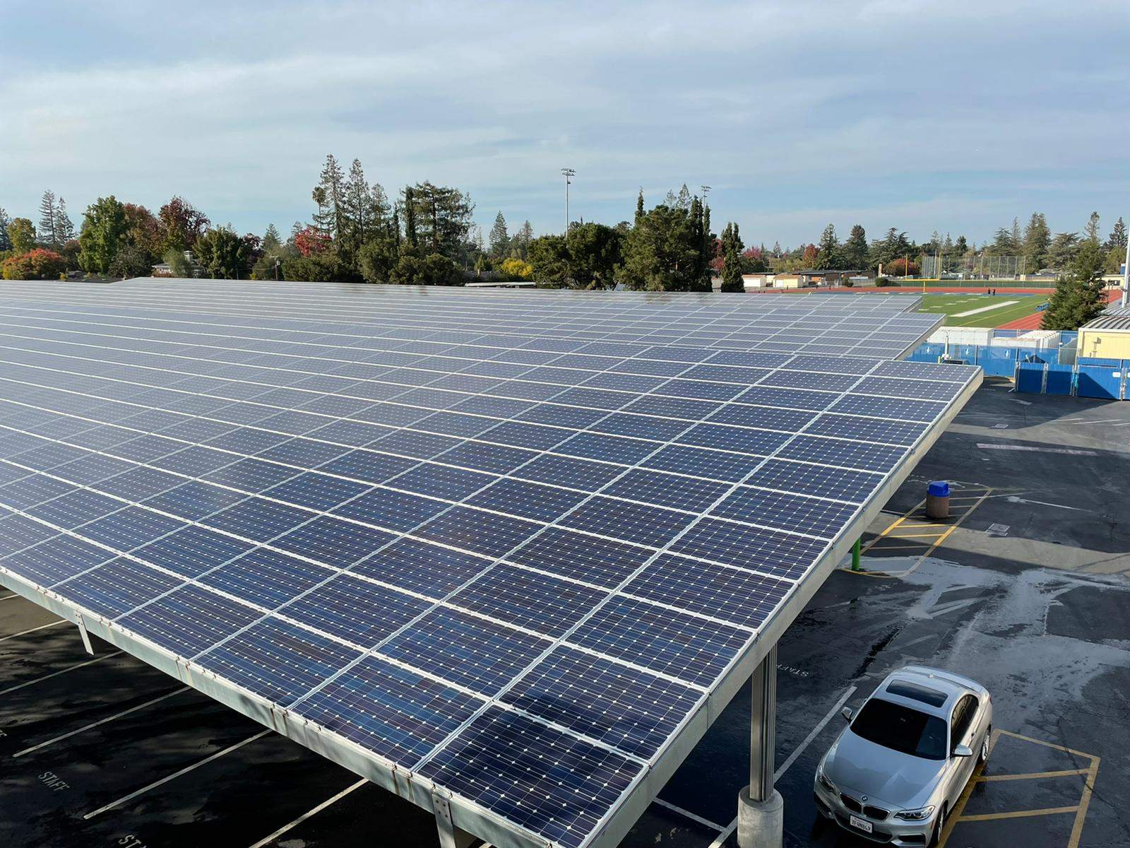 Los Alots Commercial Solar Panel Cleaning by All One Solar Shine