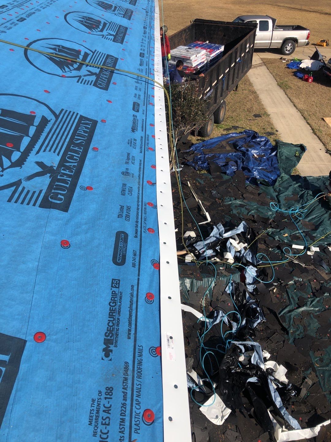 Residential Roofing Installation using Roof Replacement by American Roofing & Construction LLC