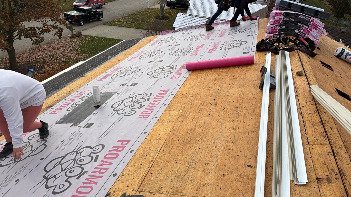 Roof Replacement using Owens Corning Teak by 180 Contractors