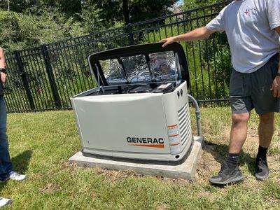Generac Guardian Standby Generator Installation in Spring, Texas