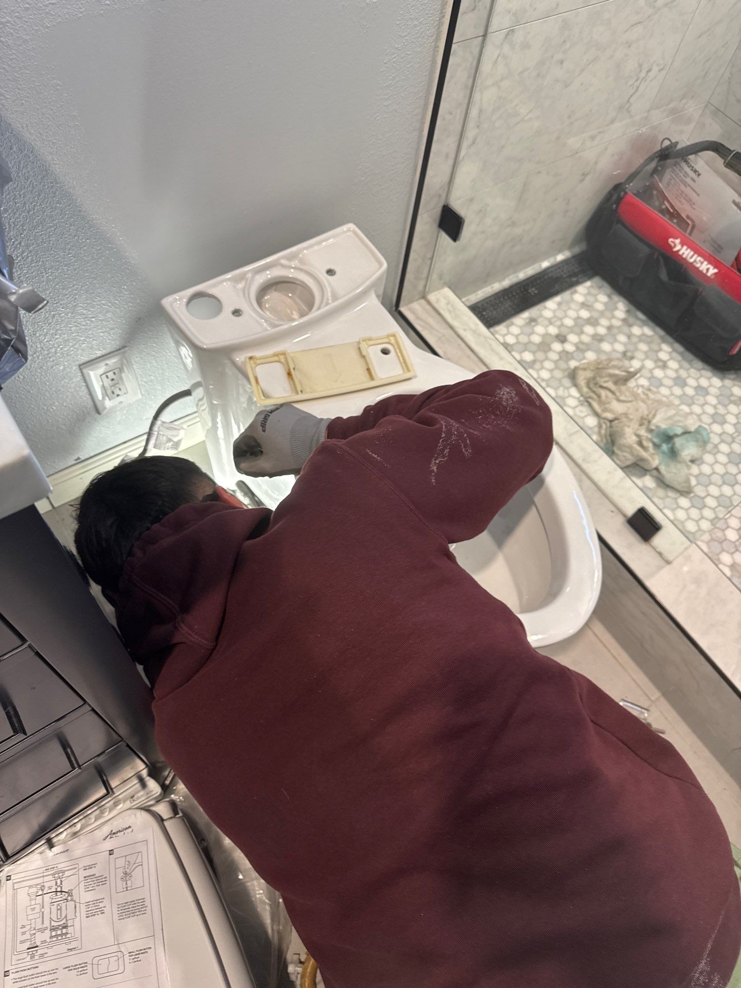 Toilet Installation with New Seal by Us Plumbing 