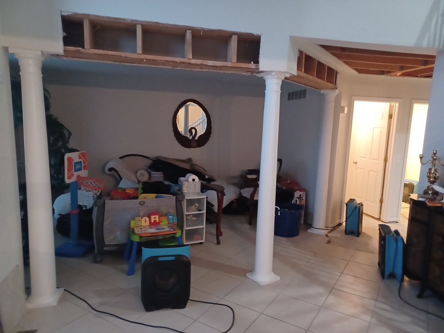 Project in West Bloomfield by EzDry Water Mitigation & Property Restoration