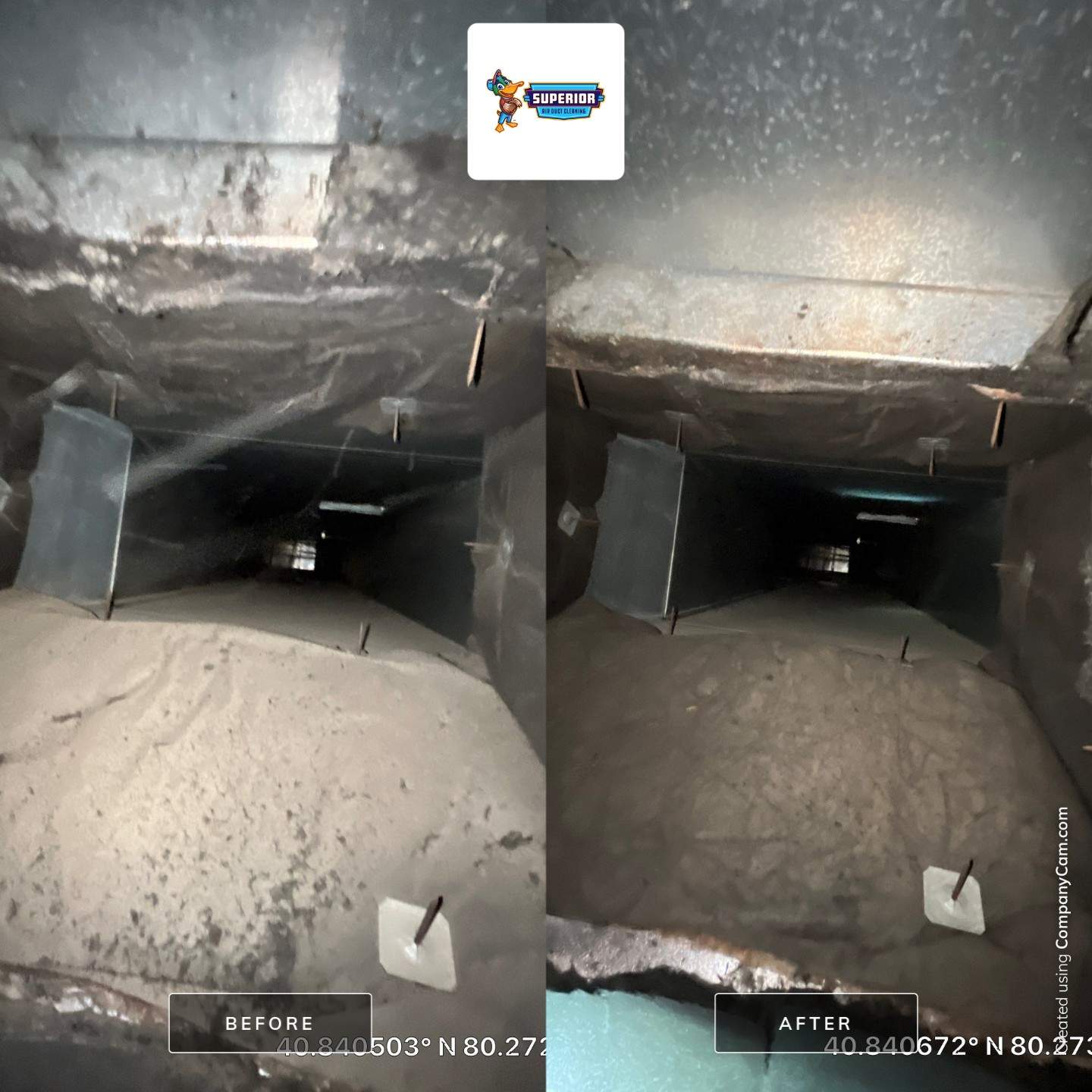 Air Duct Cleaning With a Vacuum Truck in Ellwood City, PA by Superior Air Duct Cleaning