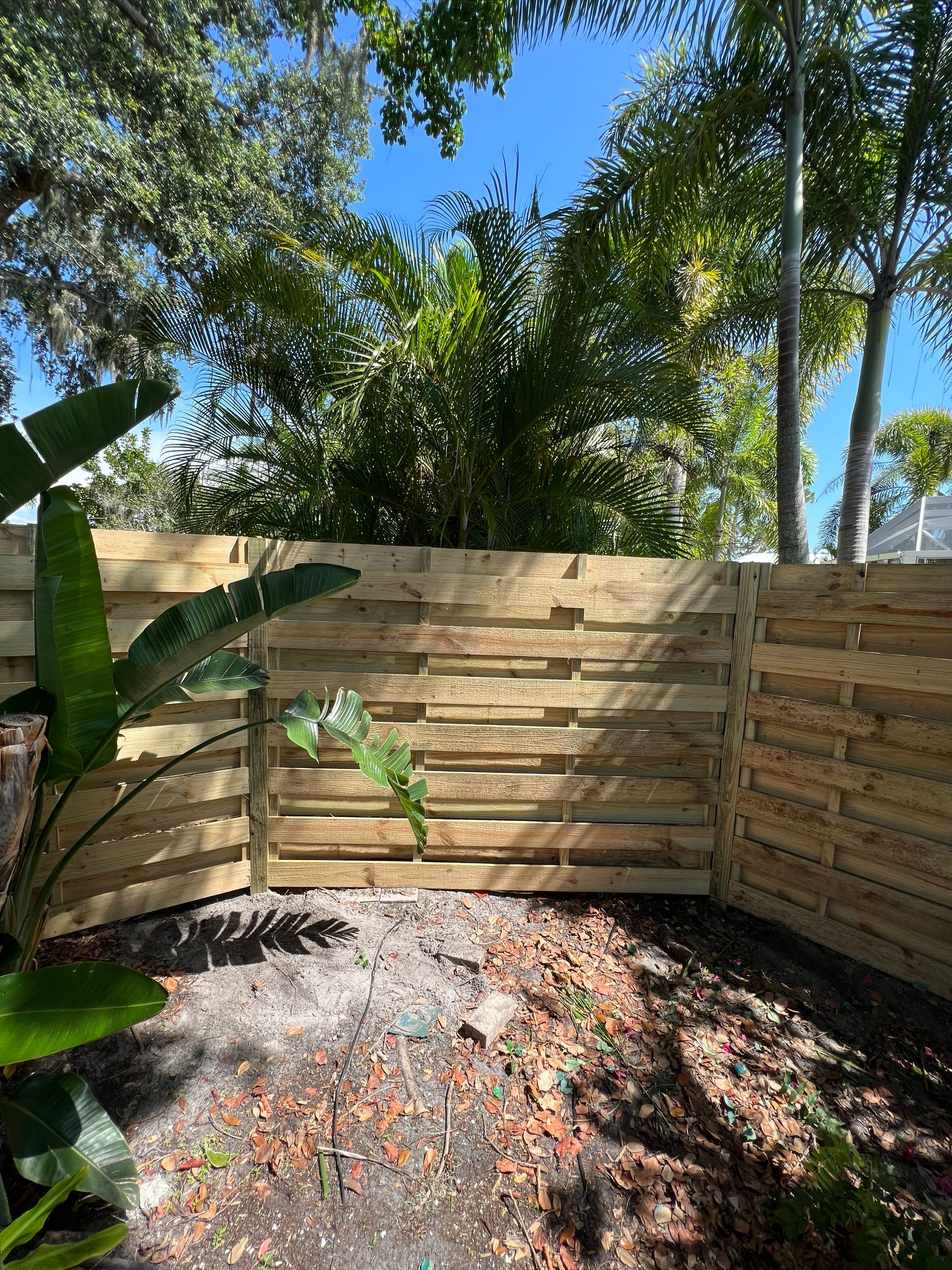 Wood Fence Installation using Wood Horizontal Shadowbox Fence by Asap fence and gates, LLC
