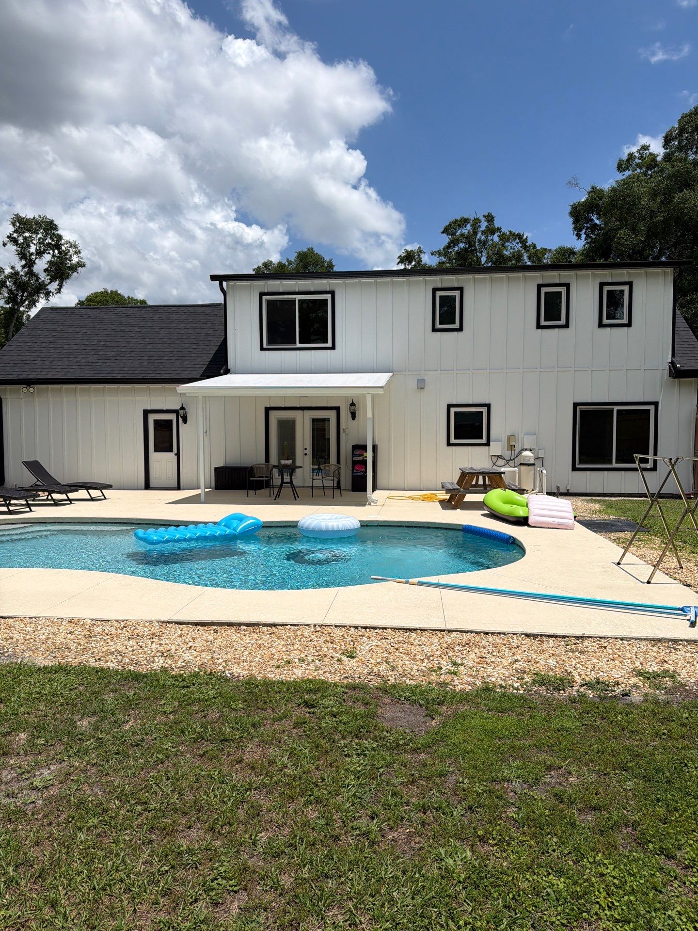 Andersen Window Installation for Modern Live Oak Farmhouse by Windows & Doors Store
