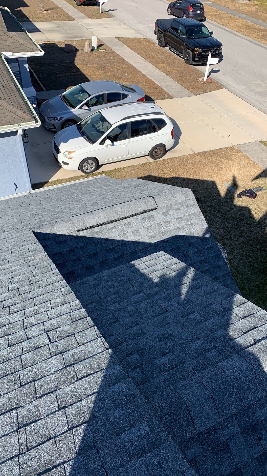 Residential Insurance Roofing Installation using GAF HDZ Shingles by Protek Roofing Heating Air & Solar