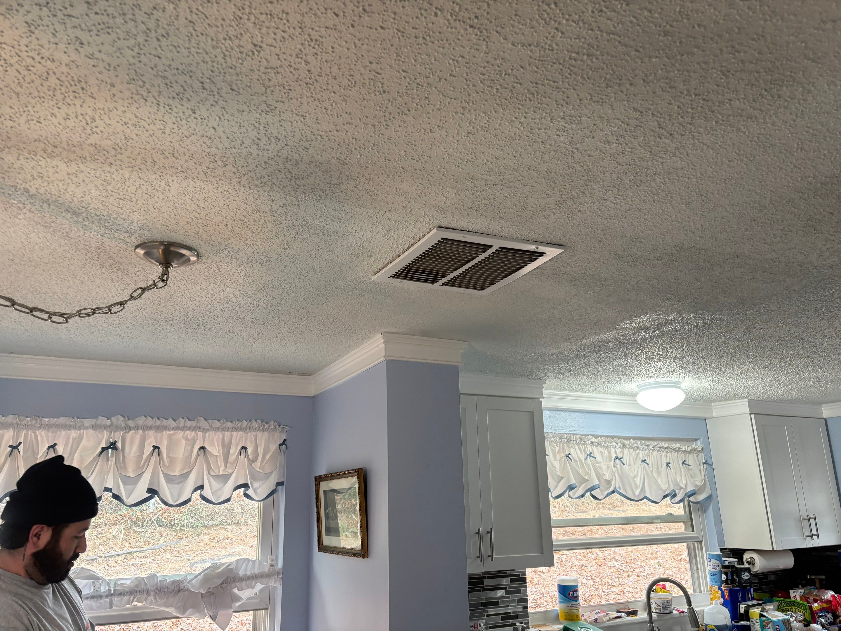 Kitchen Ceiling Drywall Repair by Praise God Painting, LLC