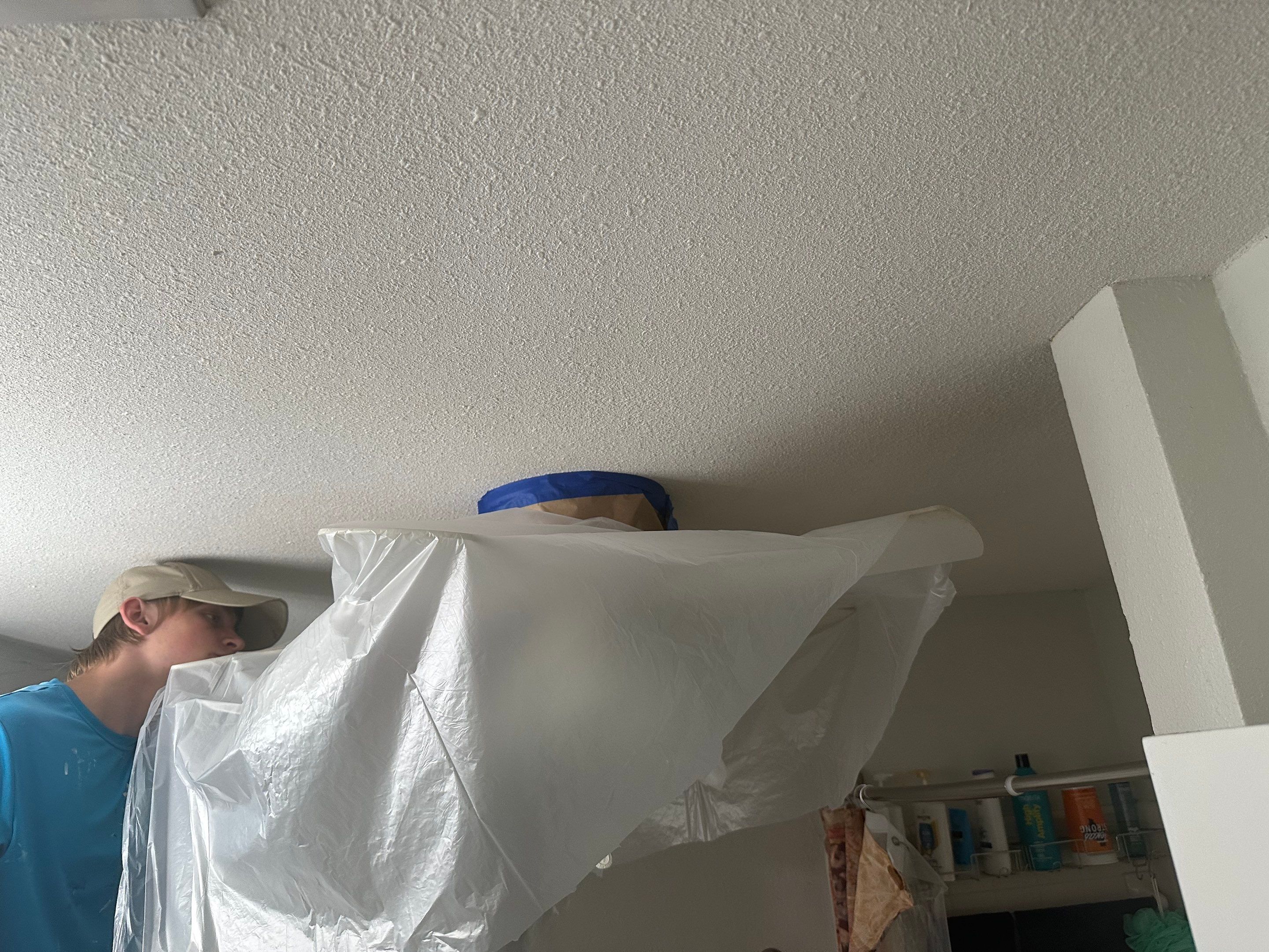 Interior Painting in Gilmer, TX | From Stains & Spots to Fresh White Room by Quality Coats Painting