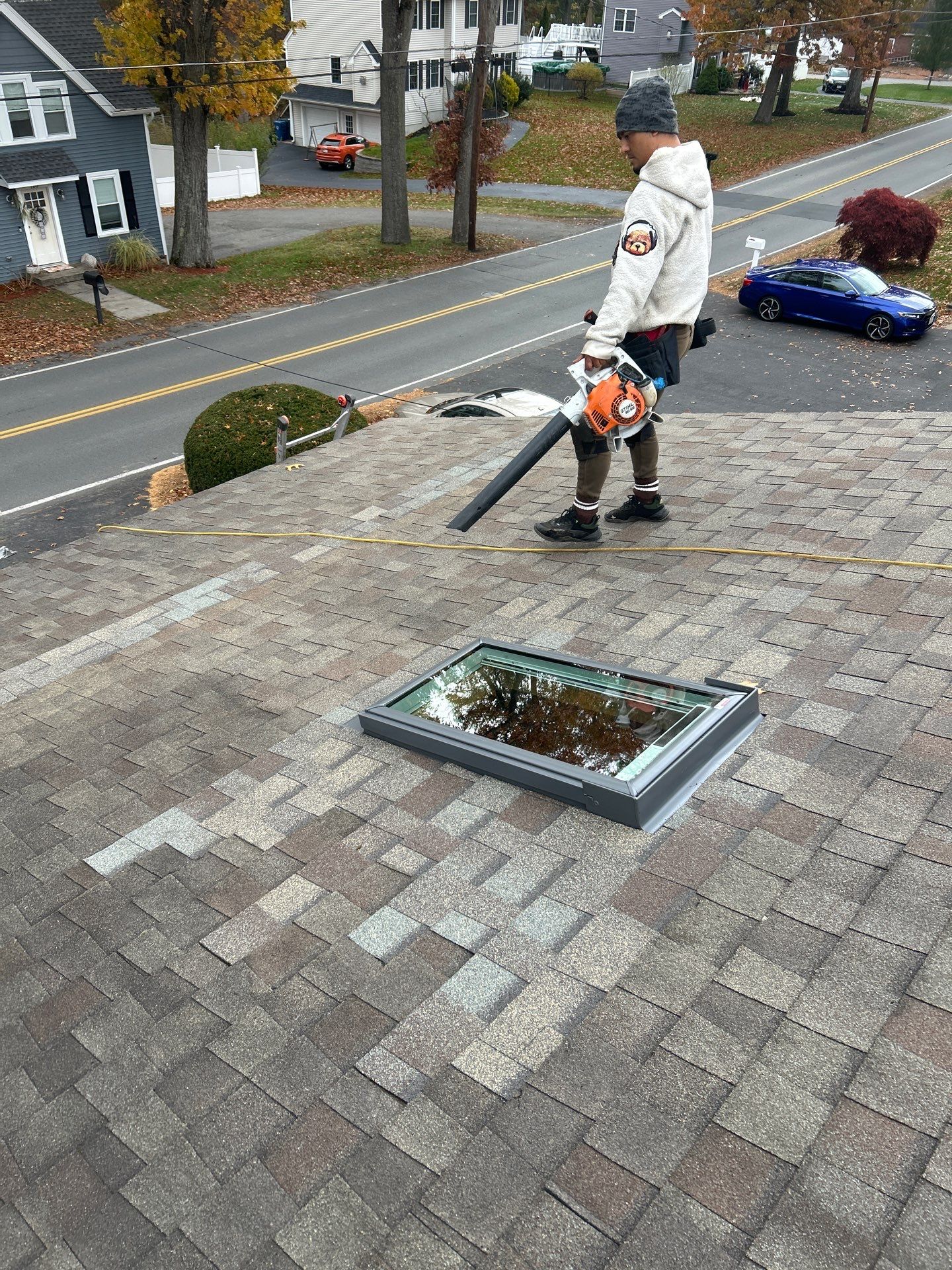 Tewksbury Leaking Skylight Replacement with Complete Ventilation System by Mighty Dog Roofing of Greater Middlesex County