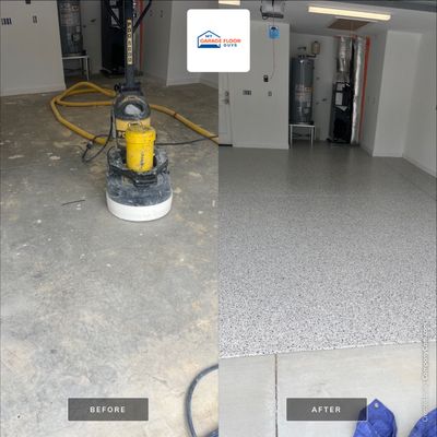 Garage Floor Coating using Cabin Fever