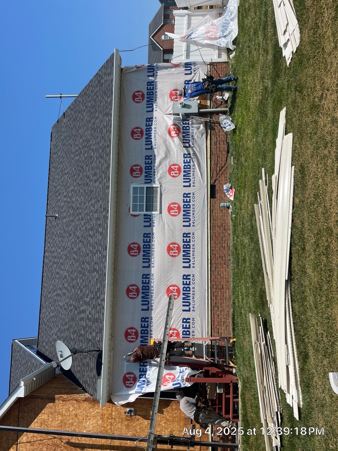 Siding Installation using Provia Siding by Fahey Roofing + Contracting