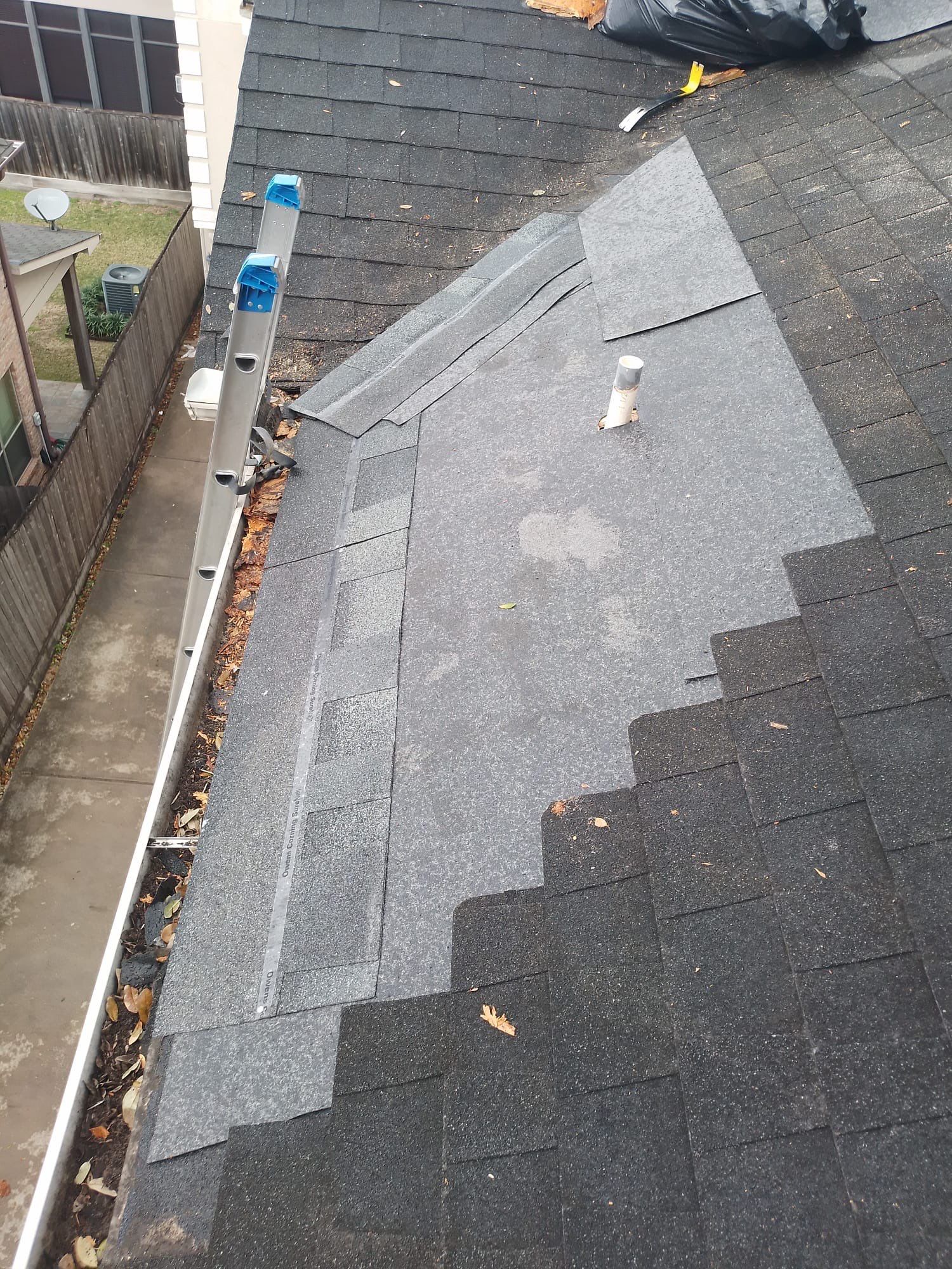 Hail Damage using Owen's Corning Duration (Lifetime) Shingles by Roof Repair Company