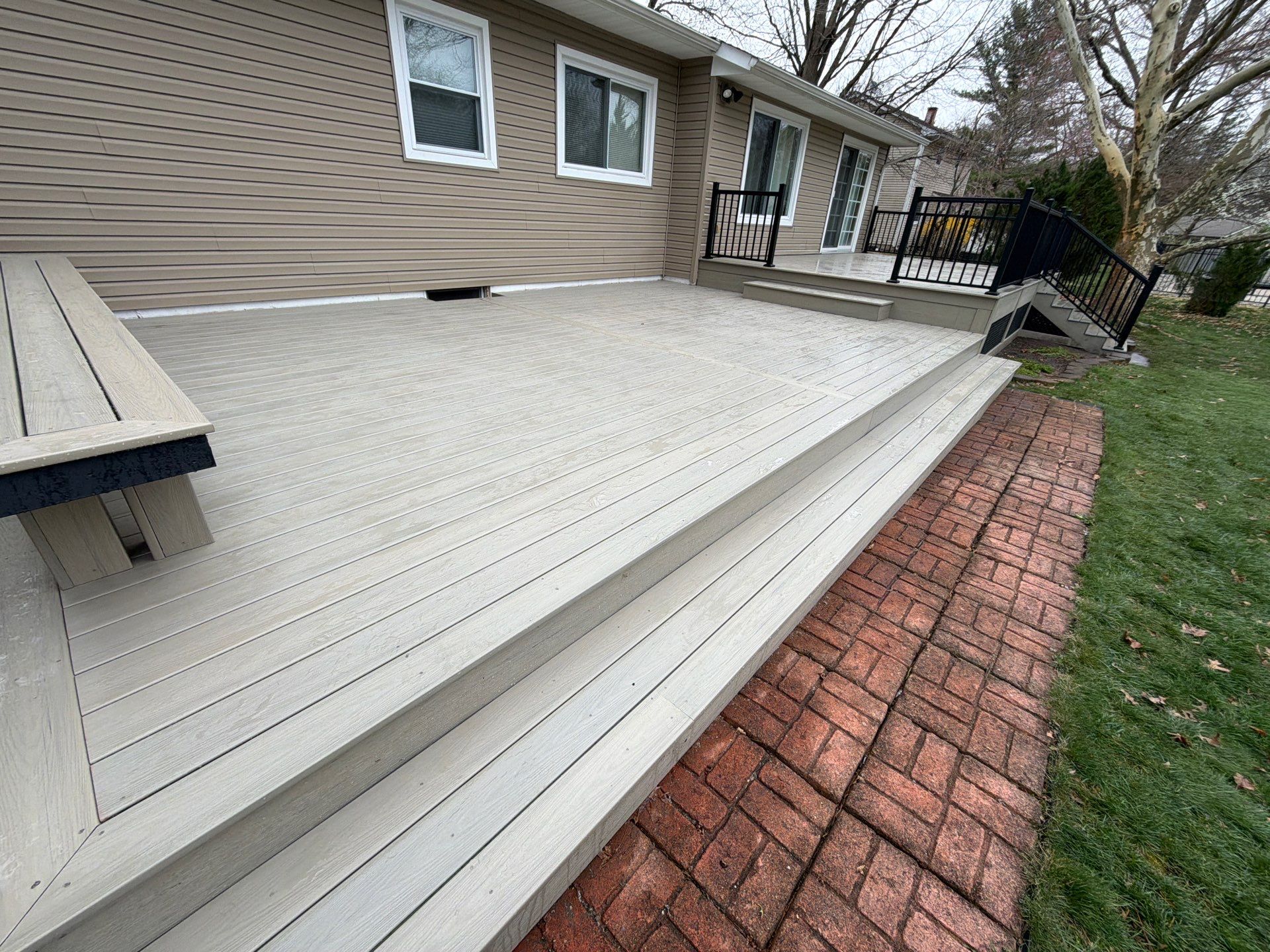 Deck Resurface In East Windsor  by deck guardian