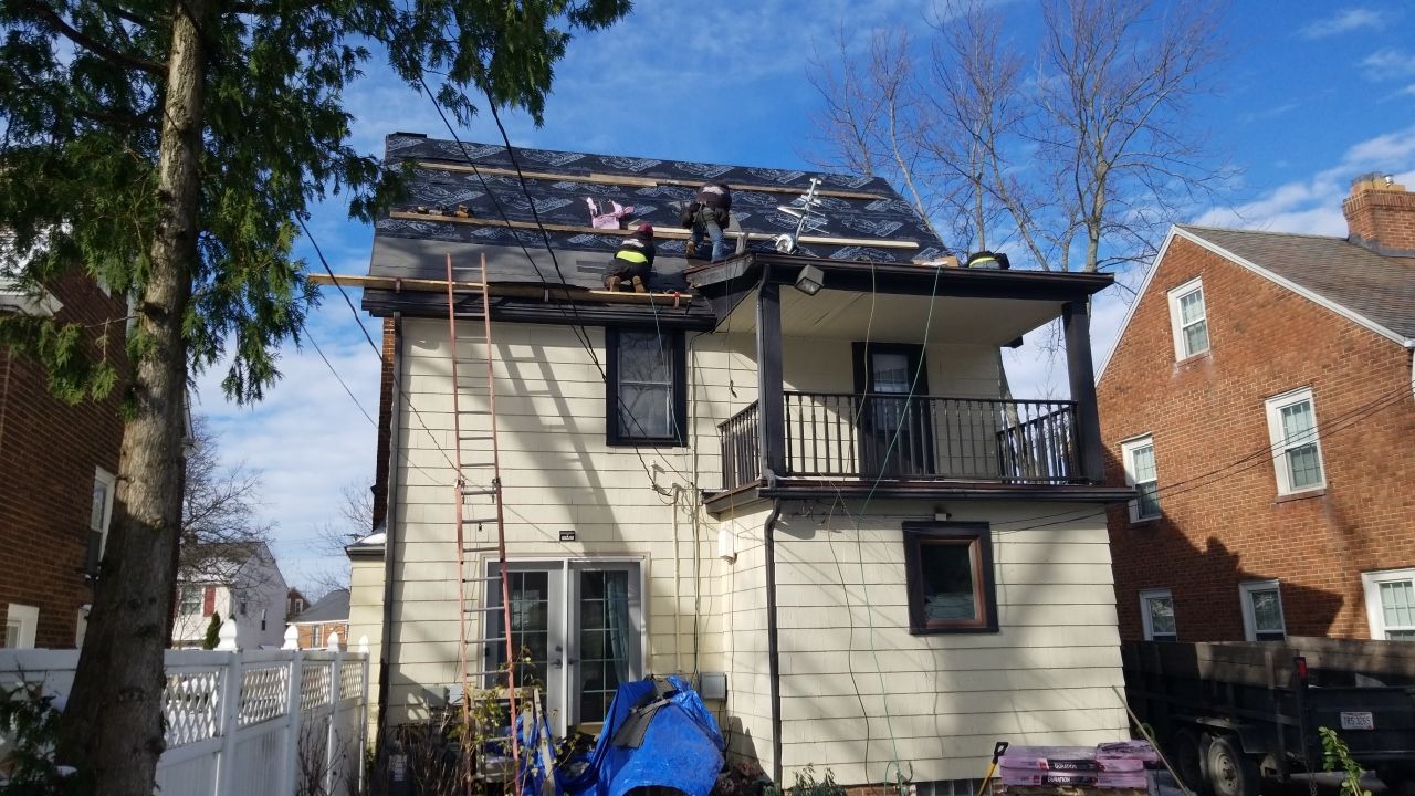 Residential Roofing Installation using owens corning duration, Harbor Blue by Absolute Roofing and Construction