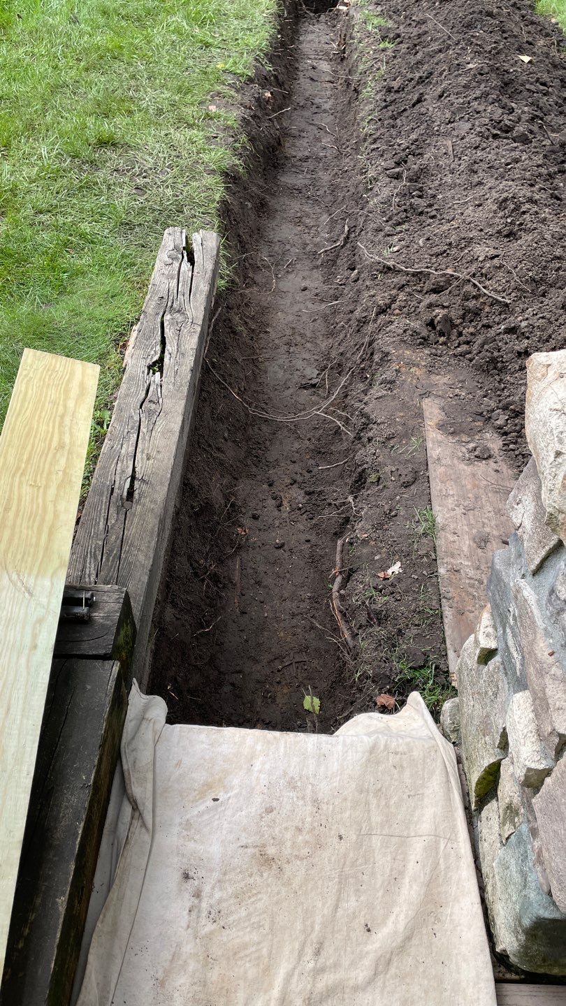 Richard’s Sump Pump Discharge Line Fix by Waterproofing Northeast