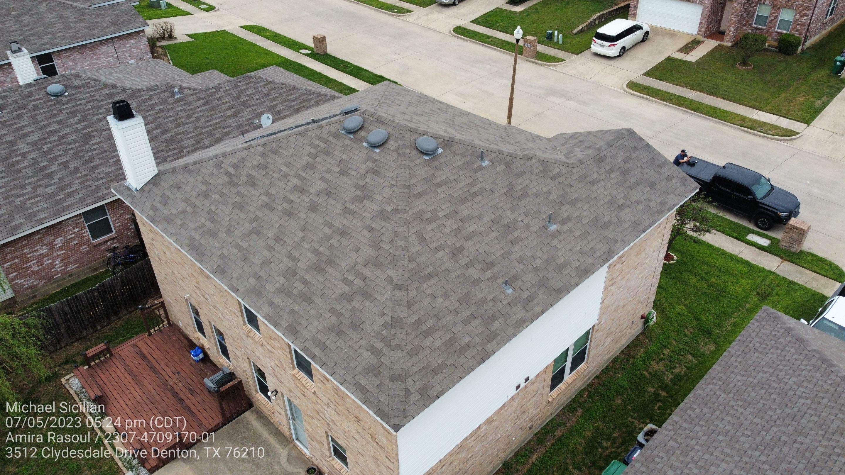 Project in Denton by Zeus Exteriors