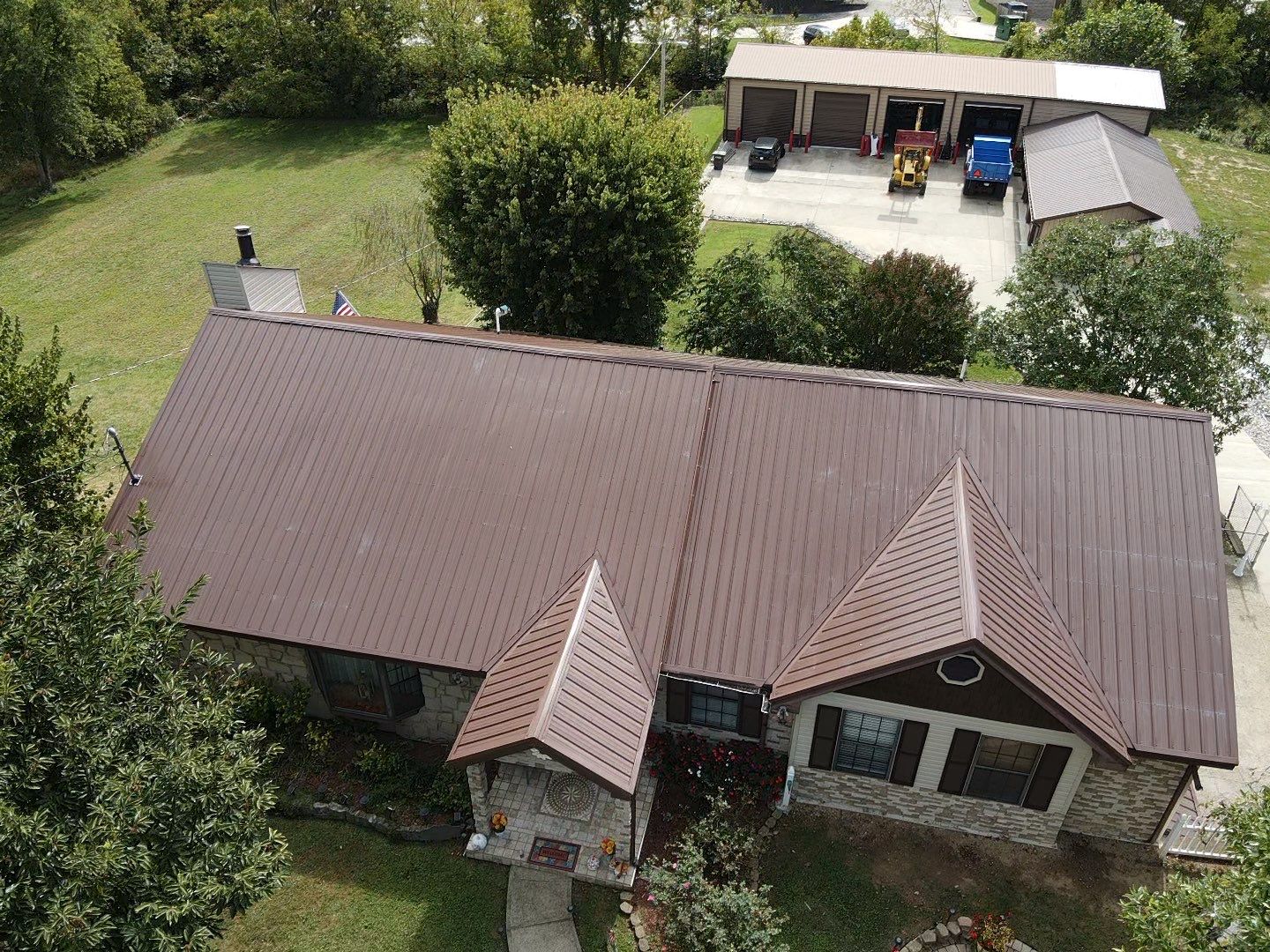 Residential Roofing Installation using Metal by Rainstoppers Roofing