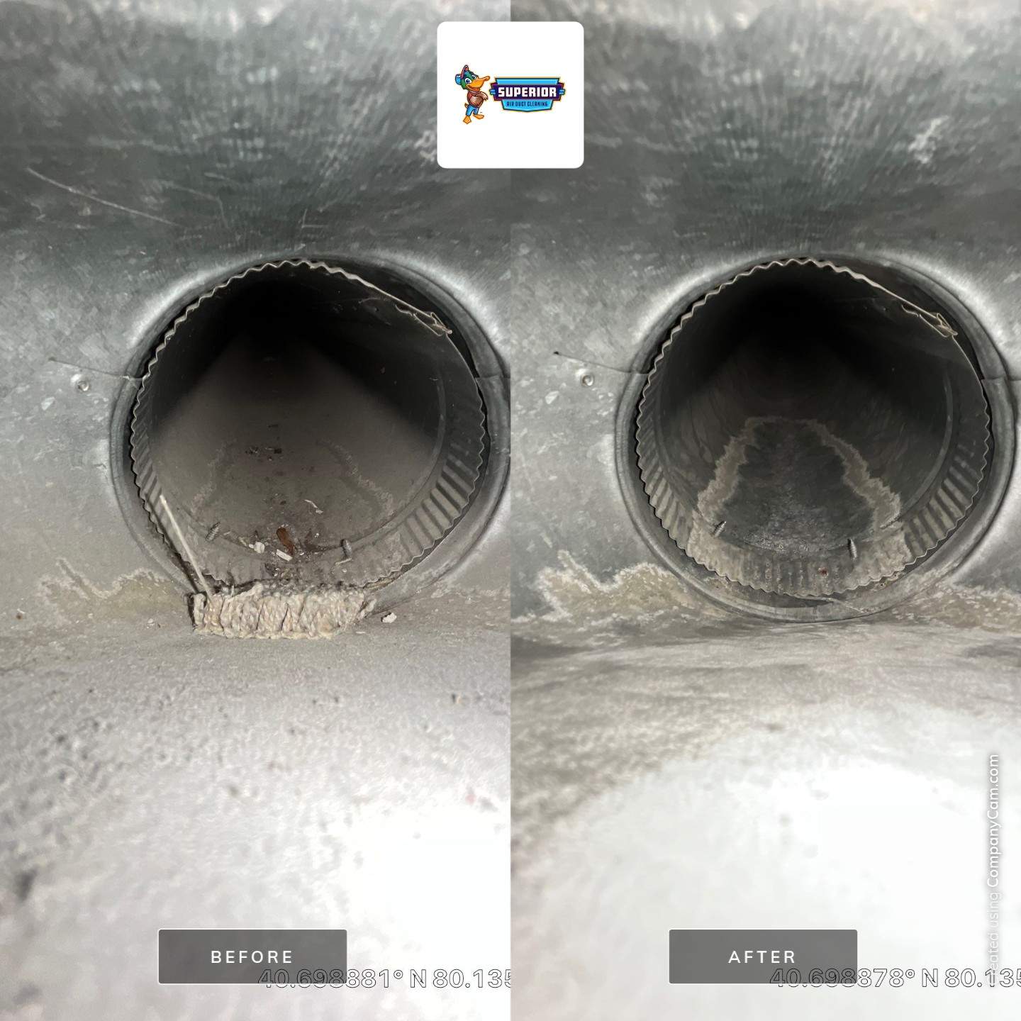 Air Duct Cleaning With a Vacuum Truck in Cranberry Township, PA by Superior Air Duct Cleaning