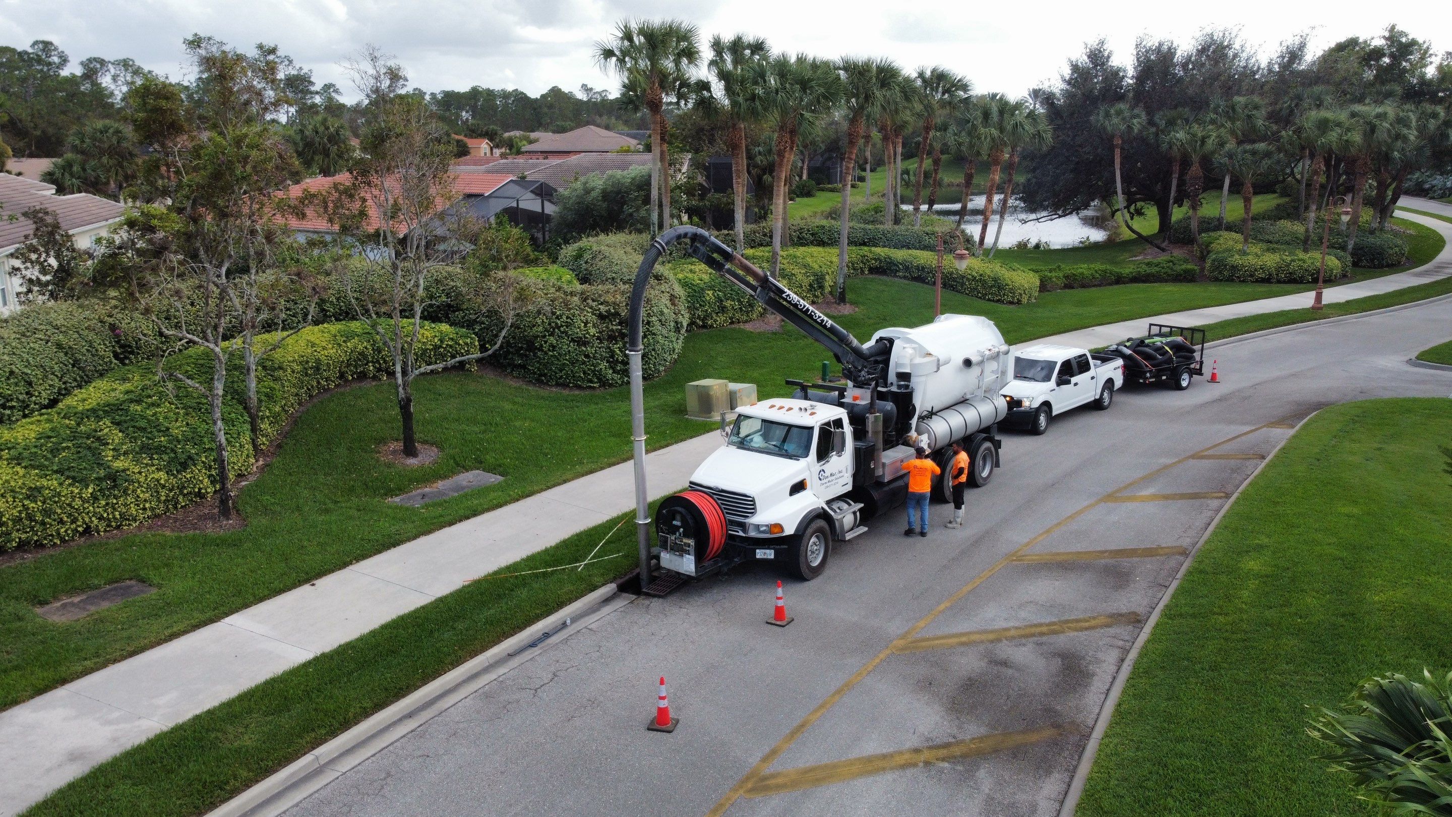 Community Stormwater System Catch Basin Cleaning by APS Power & Water