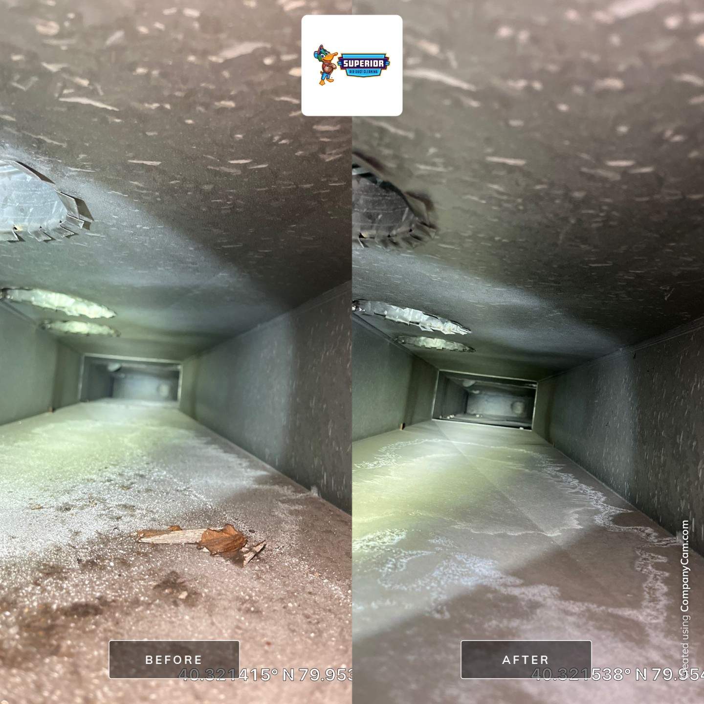 Air Duct Cleaning With a Vacuum Truck in Pittsburgh, PA by Superior Air Duct Cleaning