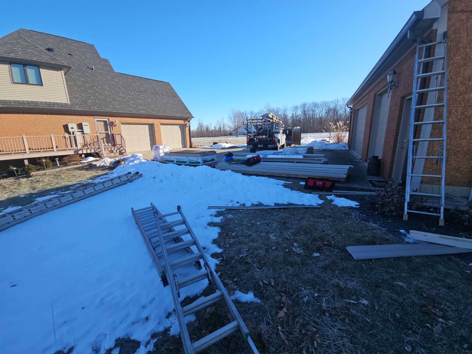 Siding Installation using James Hardie Board & Batten and James Hardie Shakes by Koontz Construction