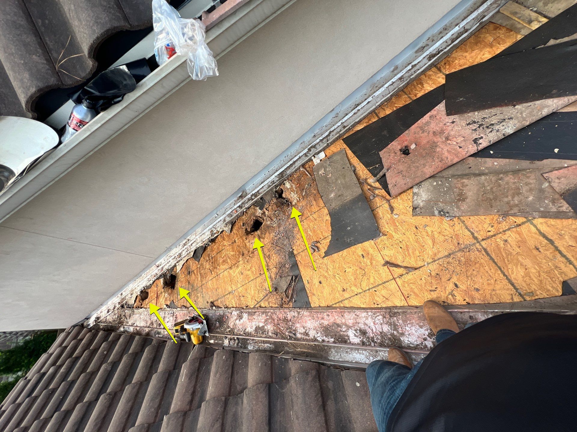 Residential Roofing Repair using tile by Roof Repair Services LLC