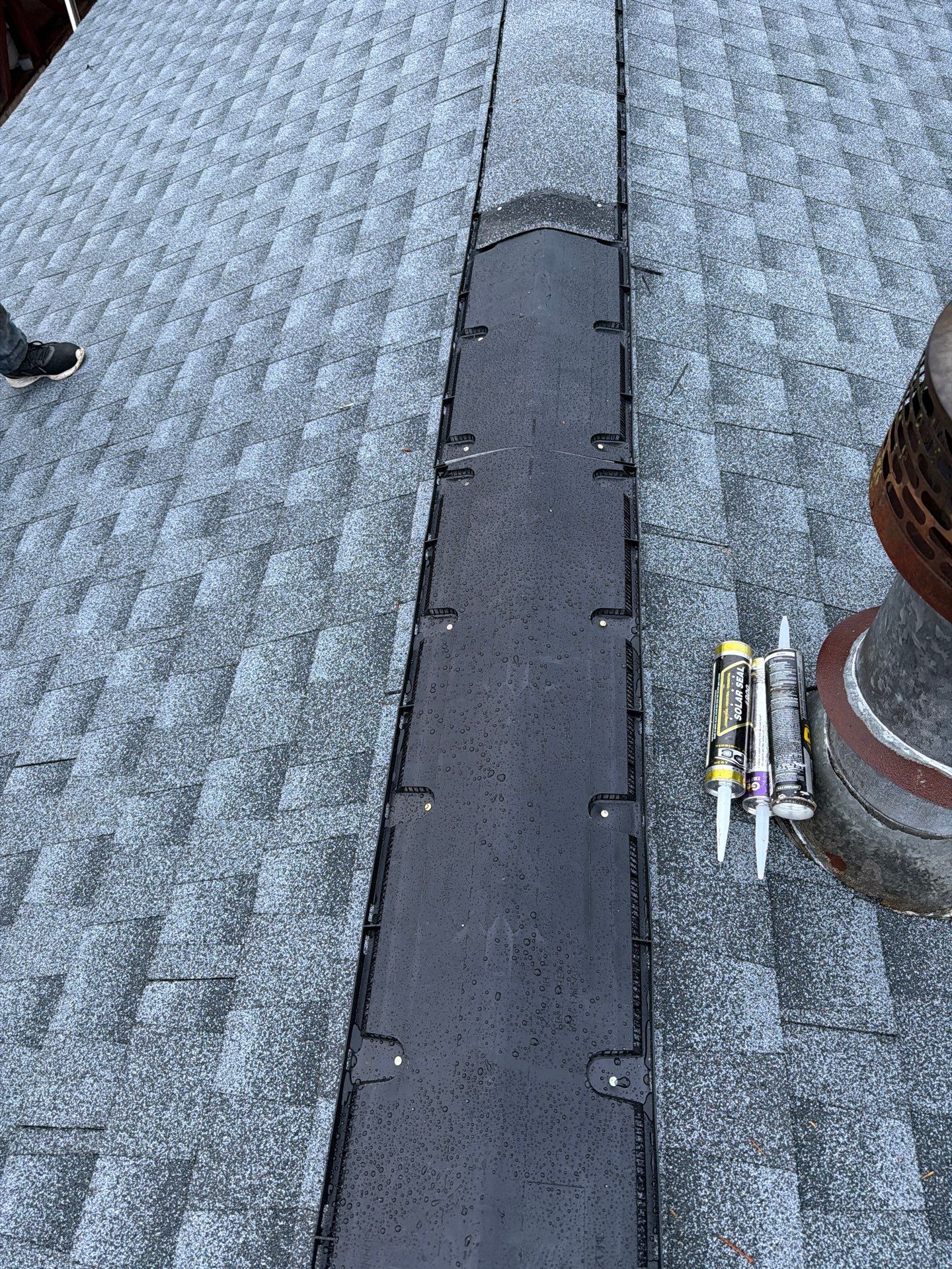 Residential Roofing Installation using GAF Timberline HDZ Oyster Grey by Rainstoppers Roofing