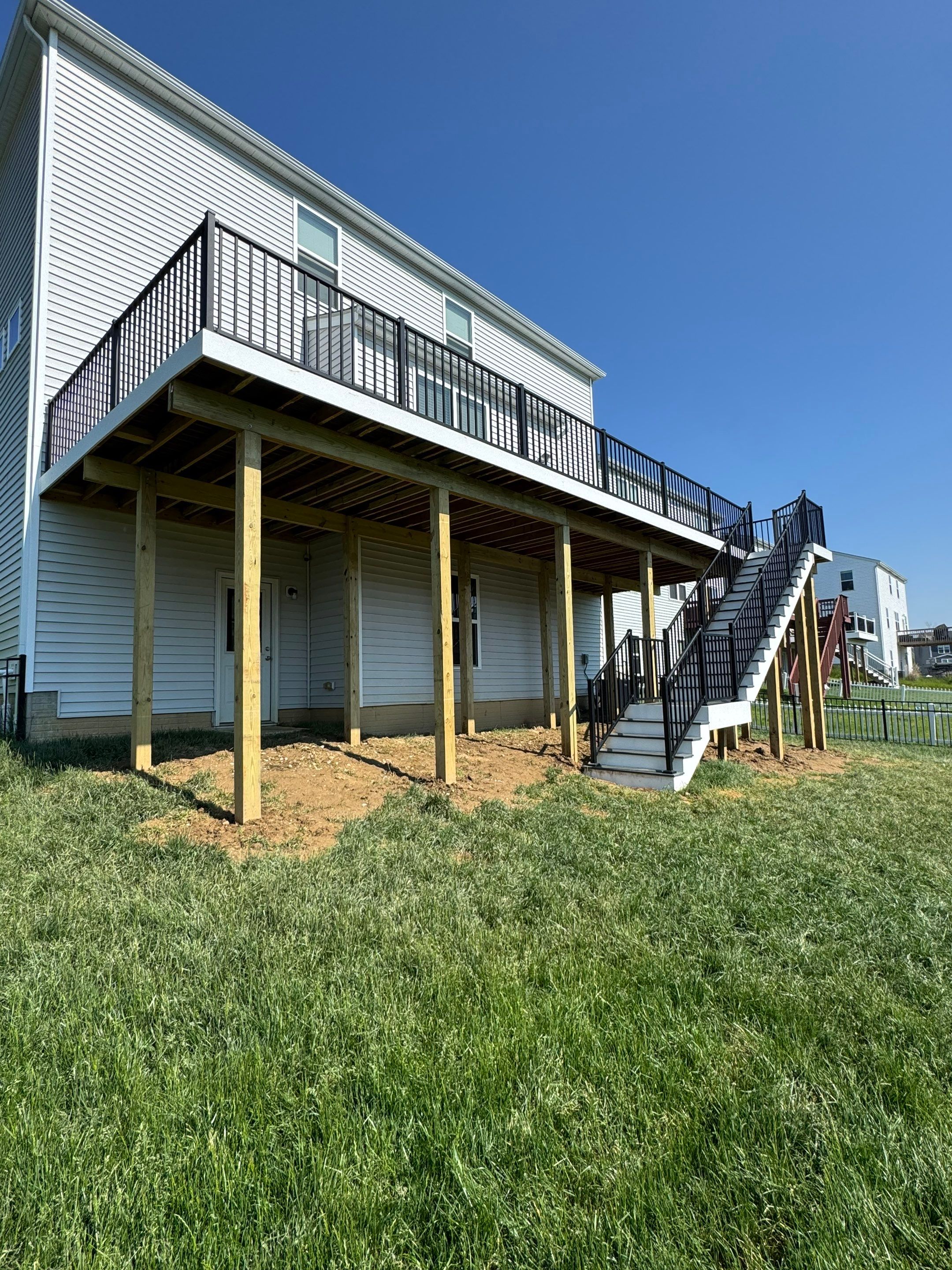 Elevated Deck in Westerville by The Exterior Living Company LLC
