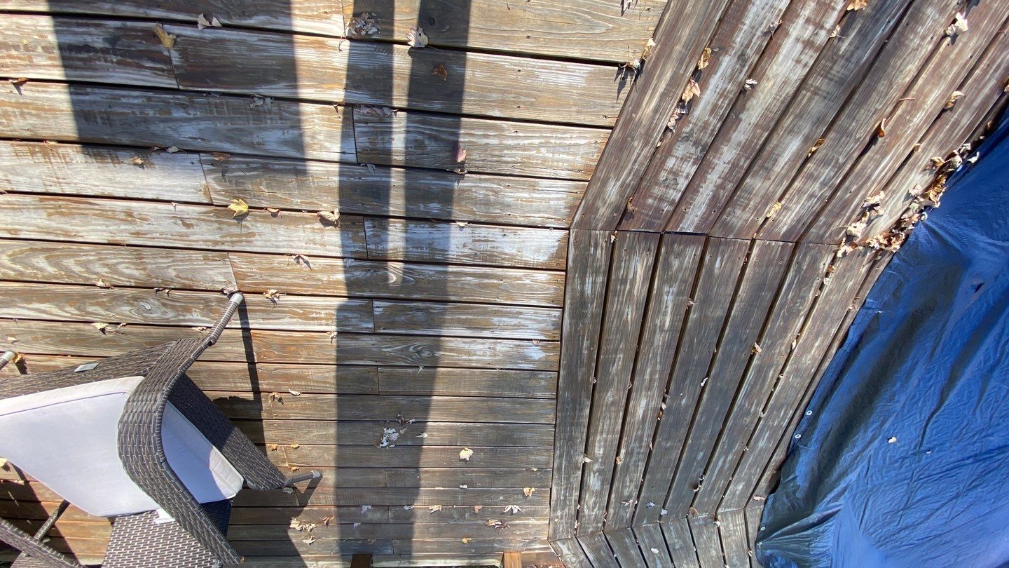 Weathered Deck using Wood Sealant by DuraSeal