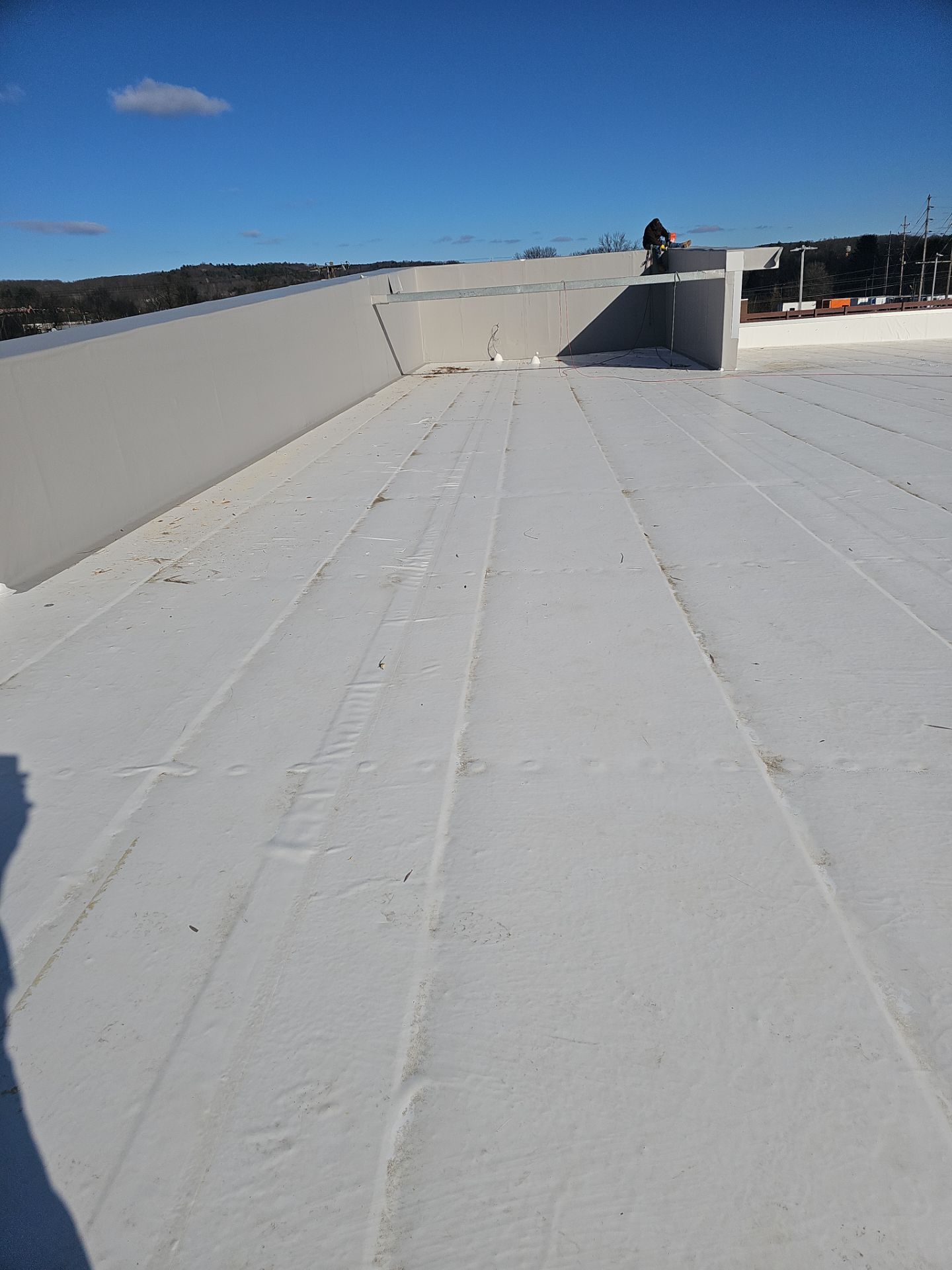 Commercial Roofing Installation using Insulated roof and wall panels by Nitro Roofing and Construction