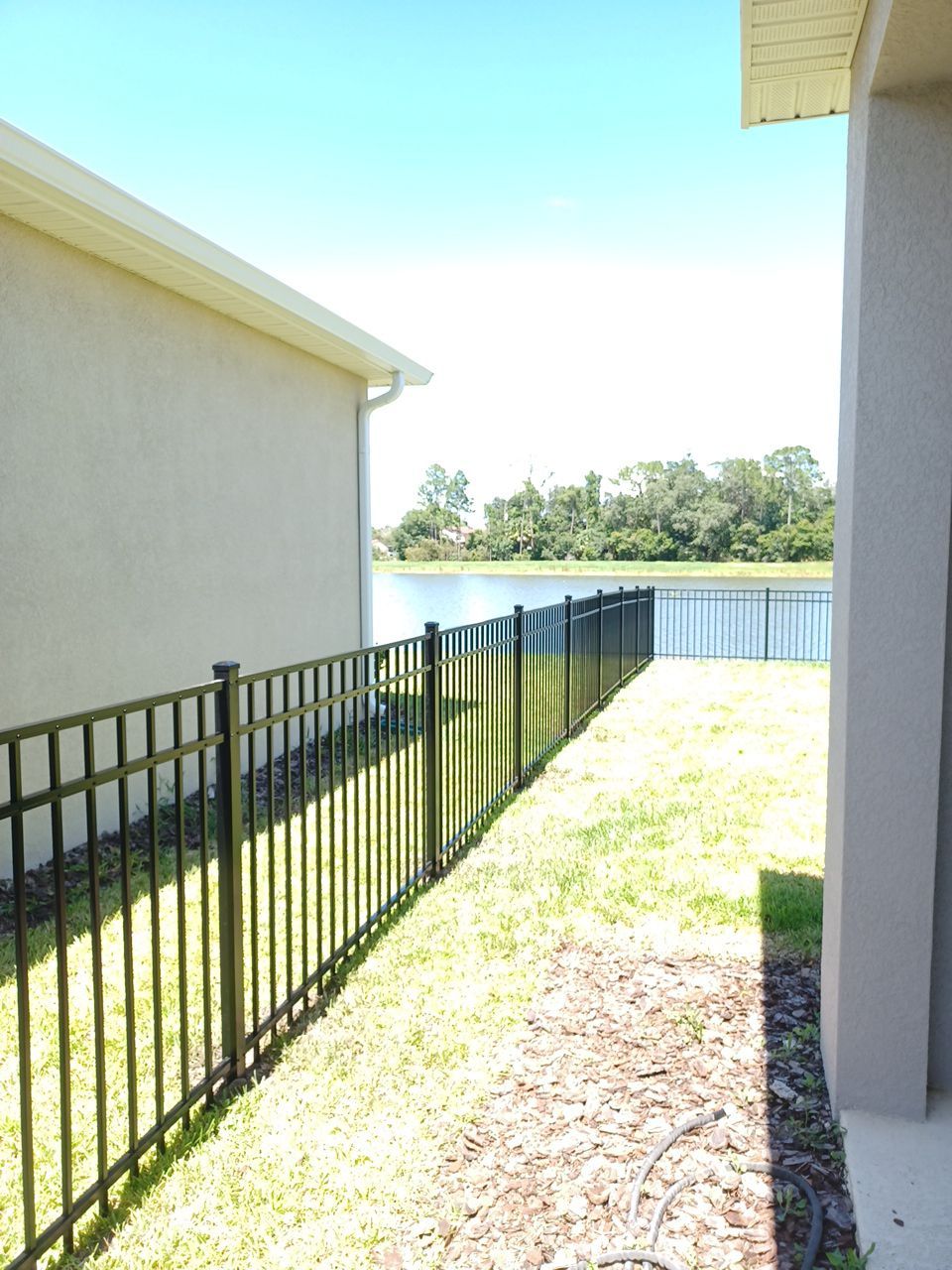 Sarasota, FL 4ft. Tall 3-Rail Black Aluminum Fence by Asap fence and gates, LLC