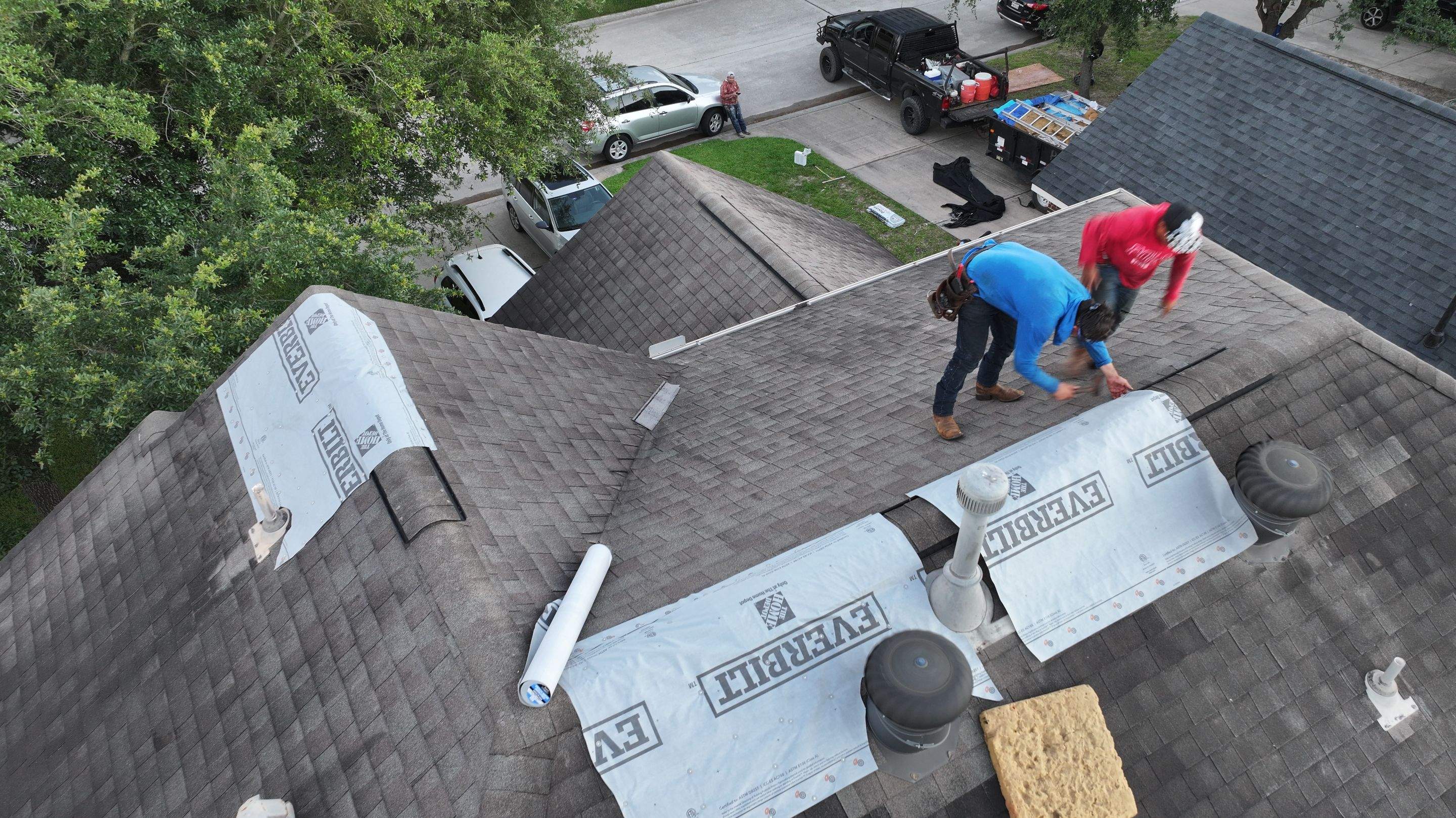 Targeted Roof Repairs & New Pipe Boots — Humble, TX by PL Roofing & SB Roofing, LLC.