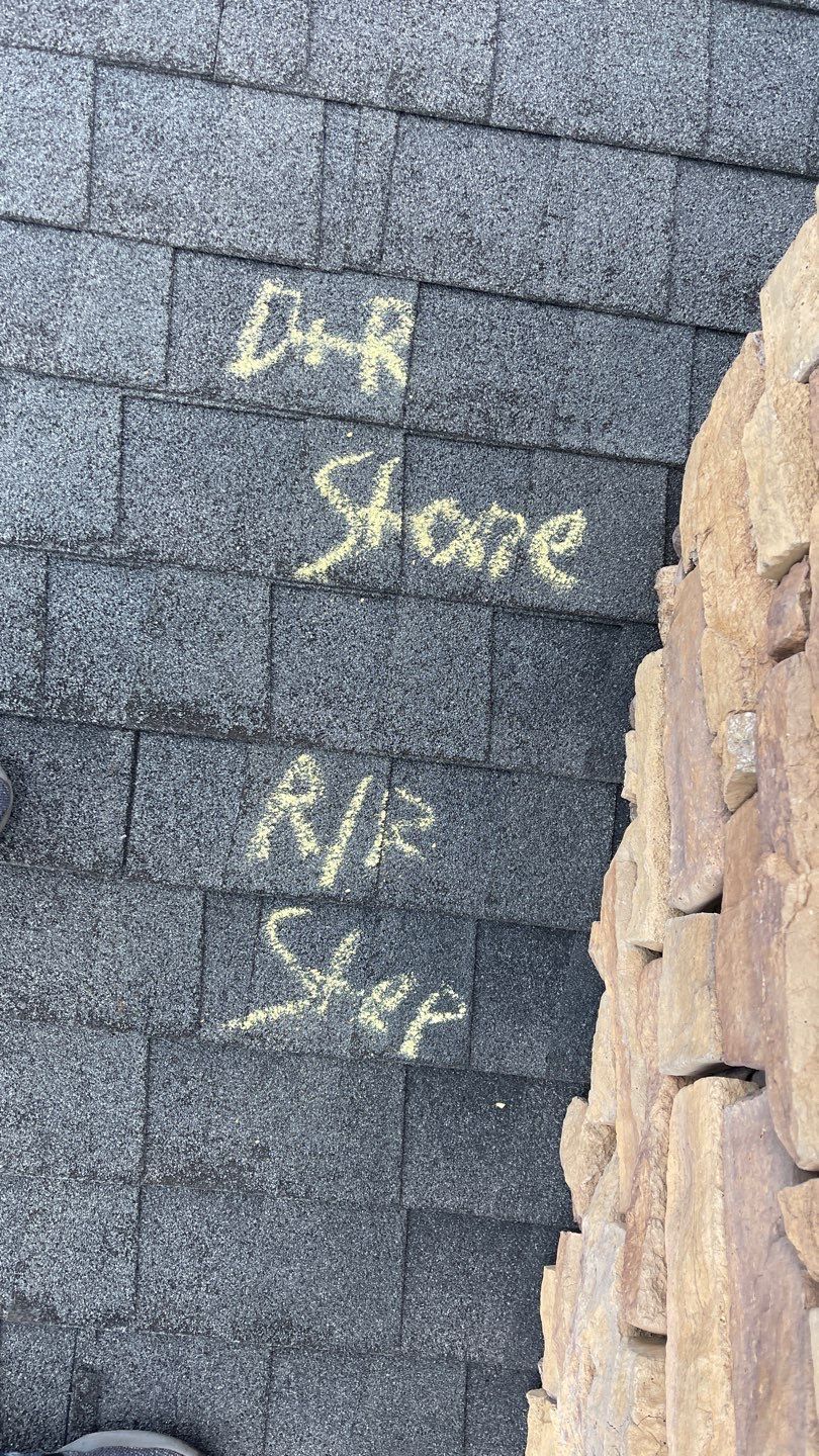Roof Damage using Certainteed Lifetime Roofing System- Moire Black Landmark Pro shingkes with shadow ridge caps. by BulletpROOF Exteriors