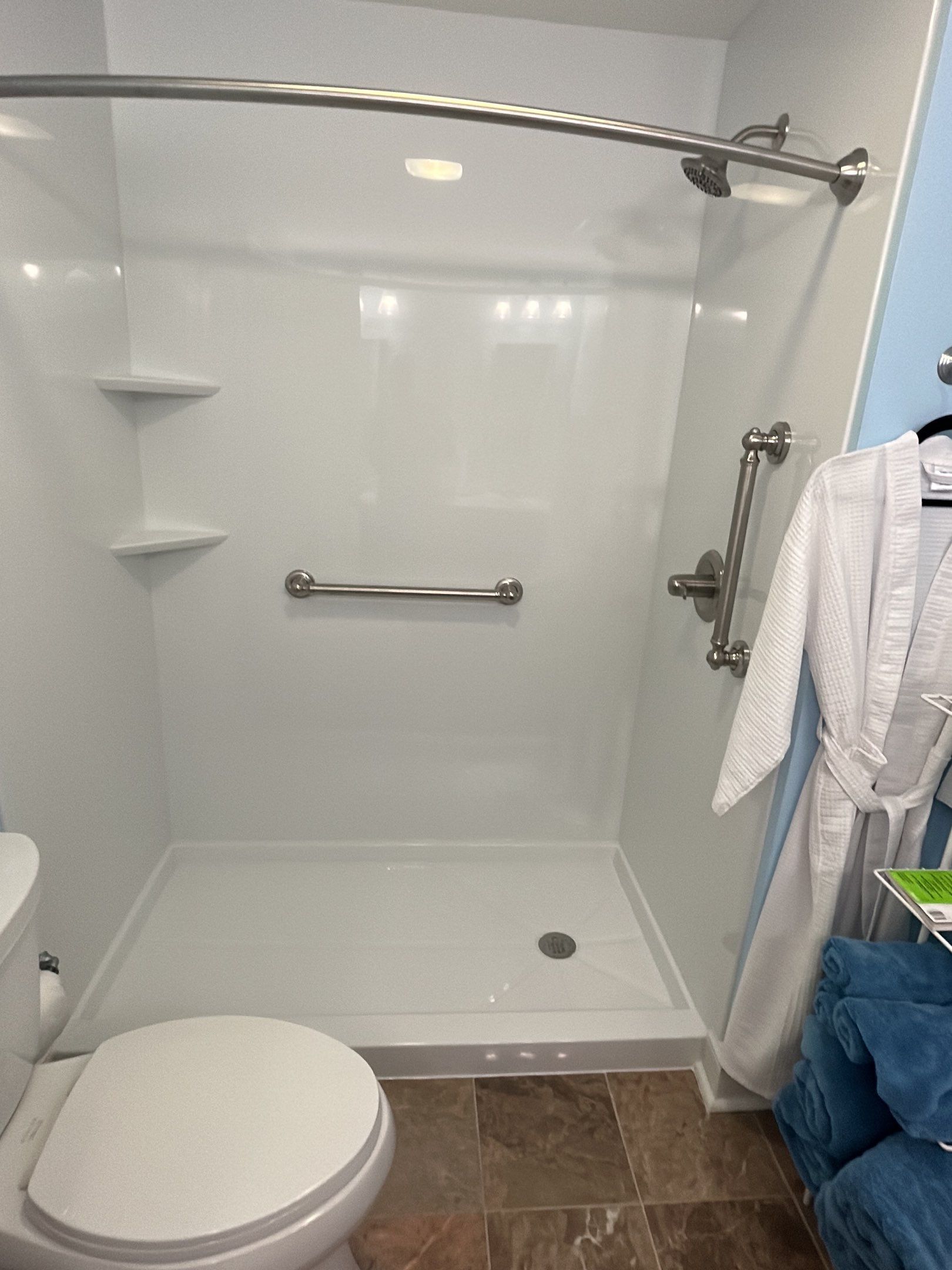 Shower with Shower Rod by BathPlanet SW Virginia