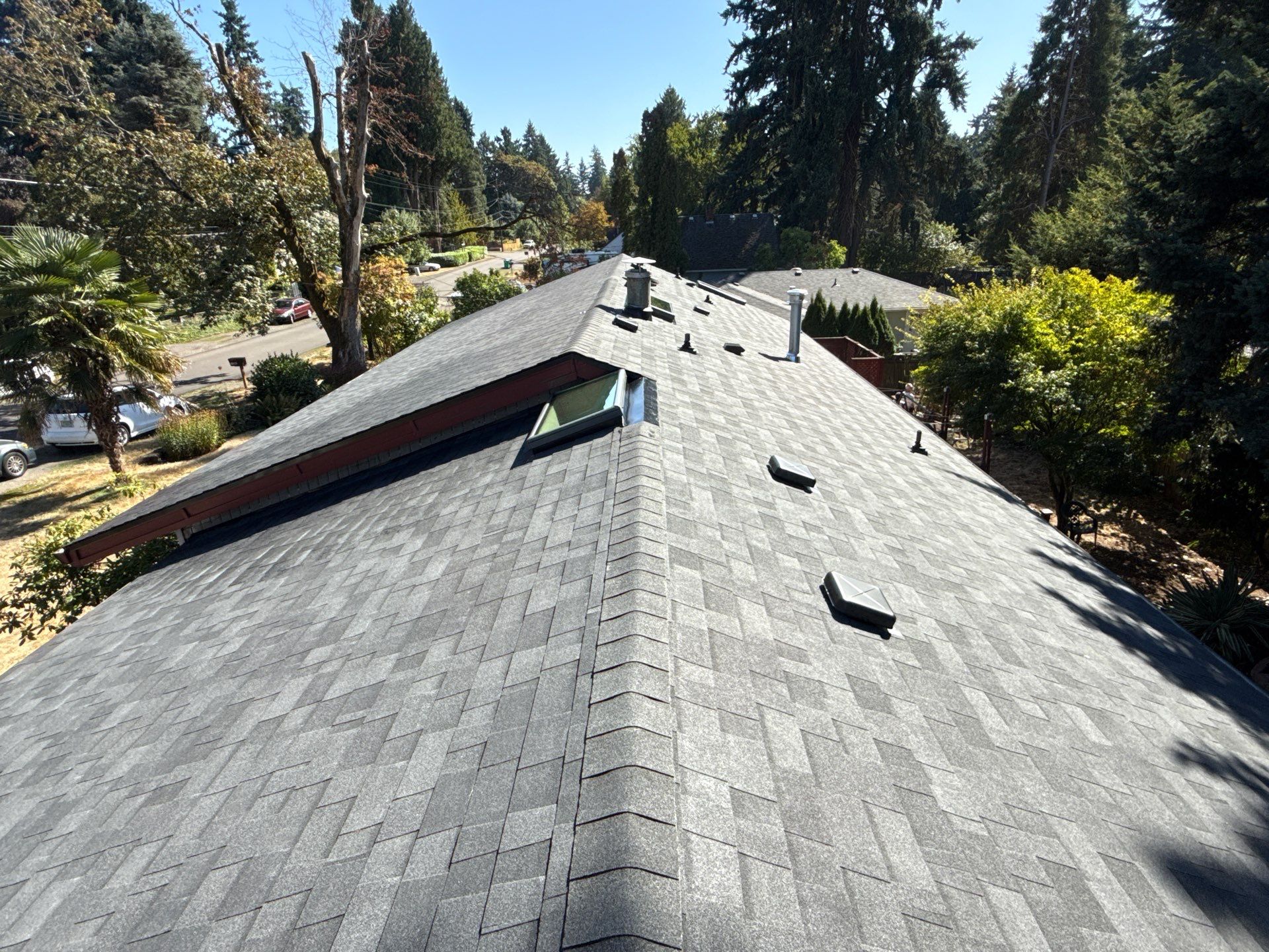 Project in Milwaukie by Tom Leach Roofing