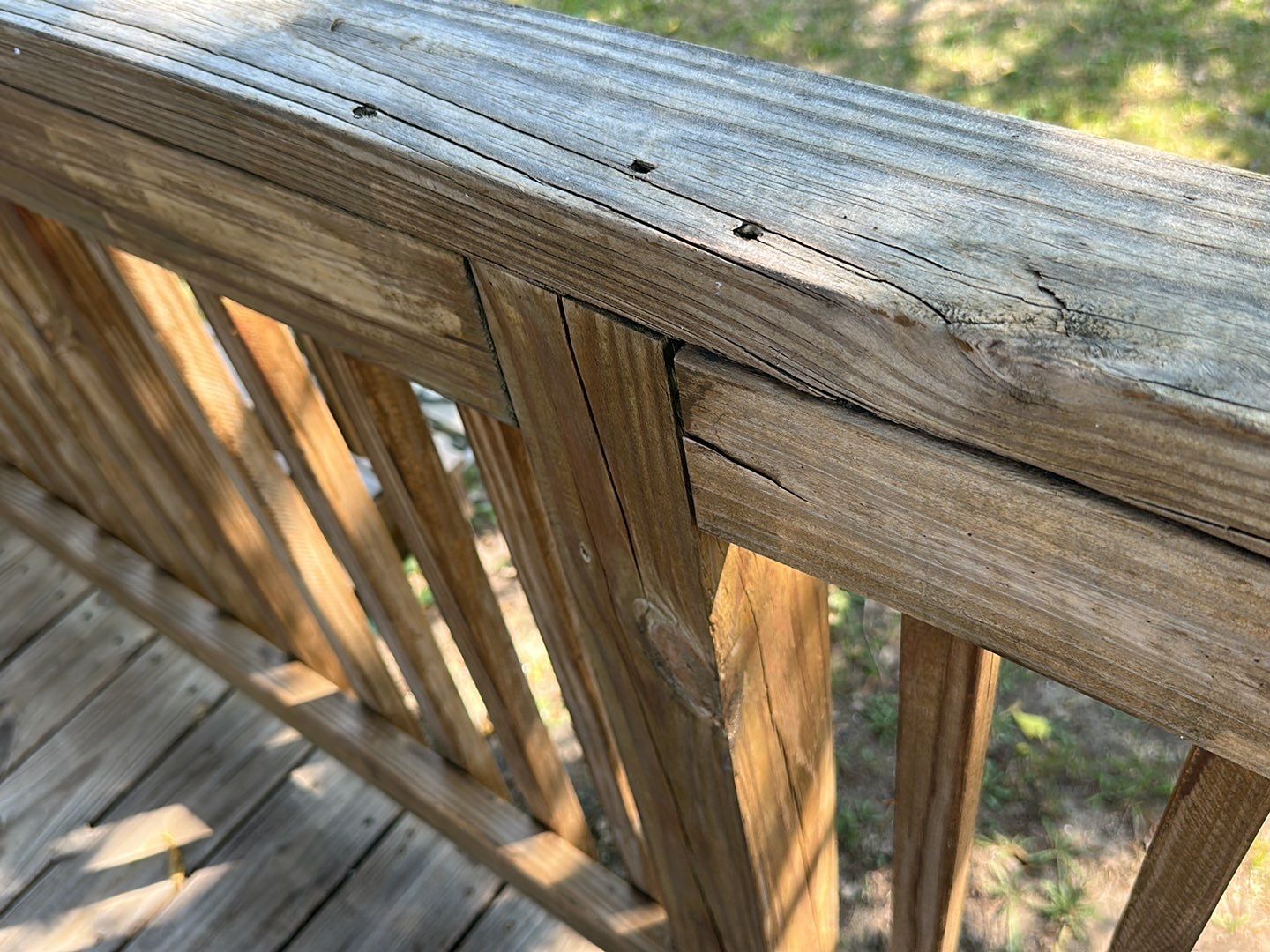 Weathered Deck using Wood Sealant by DuraSeal