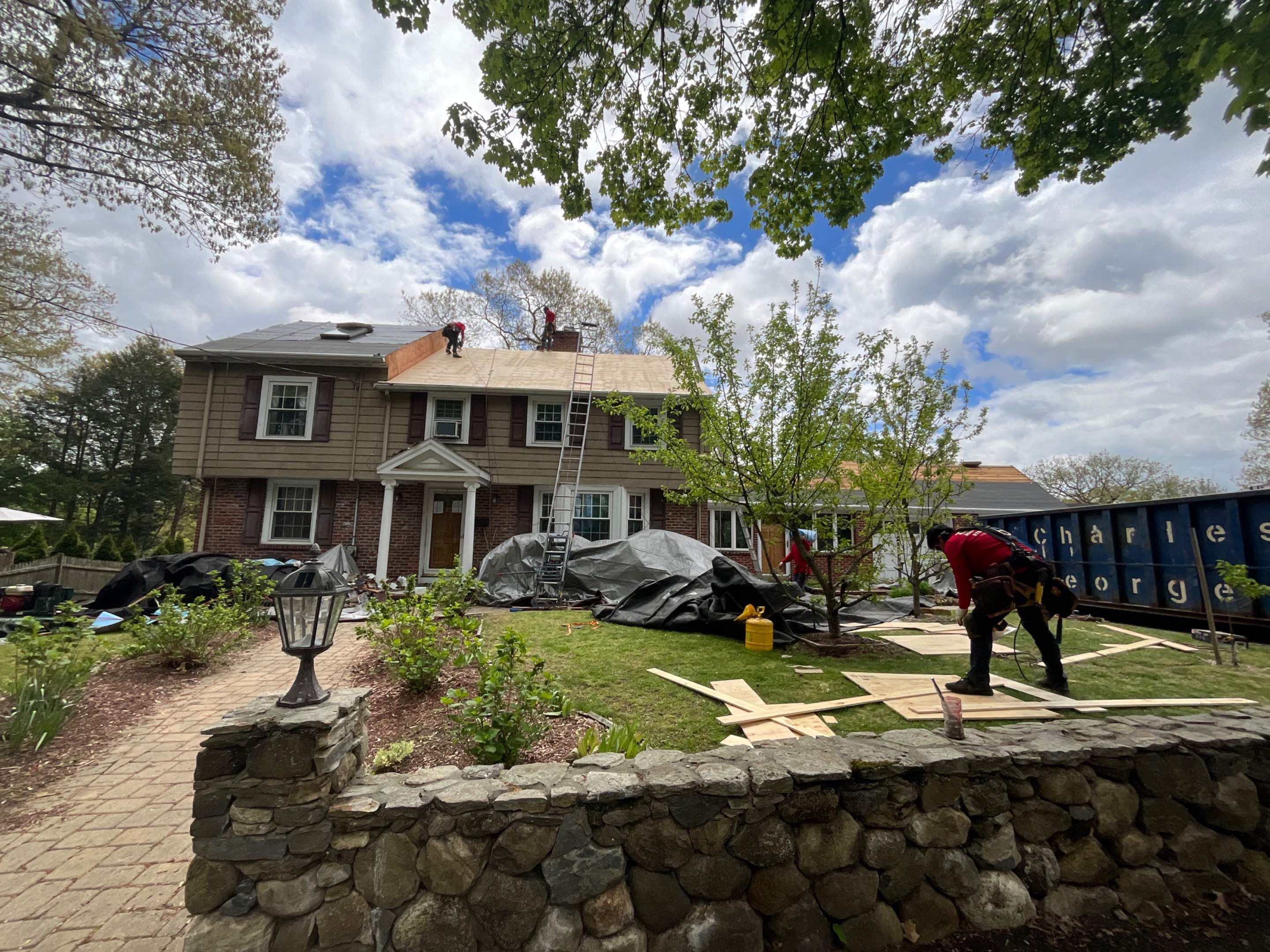 Tyee Roofing Installing  by Tyee Construction Corp
