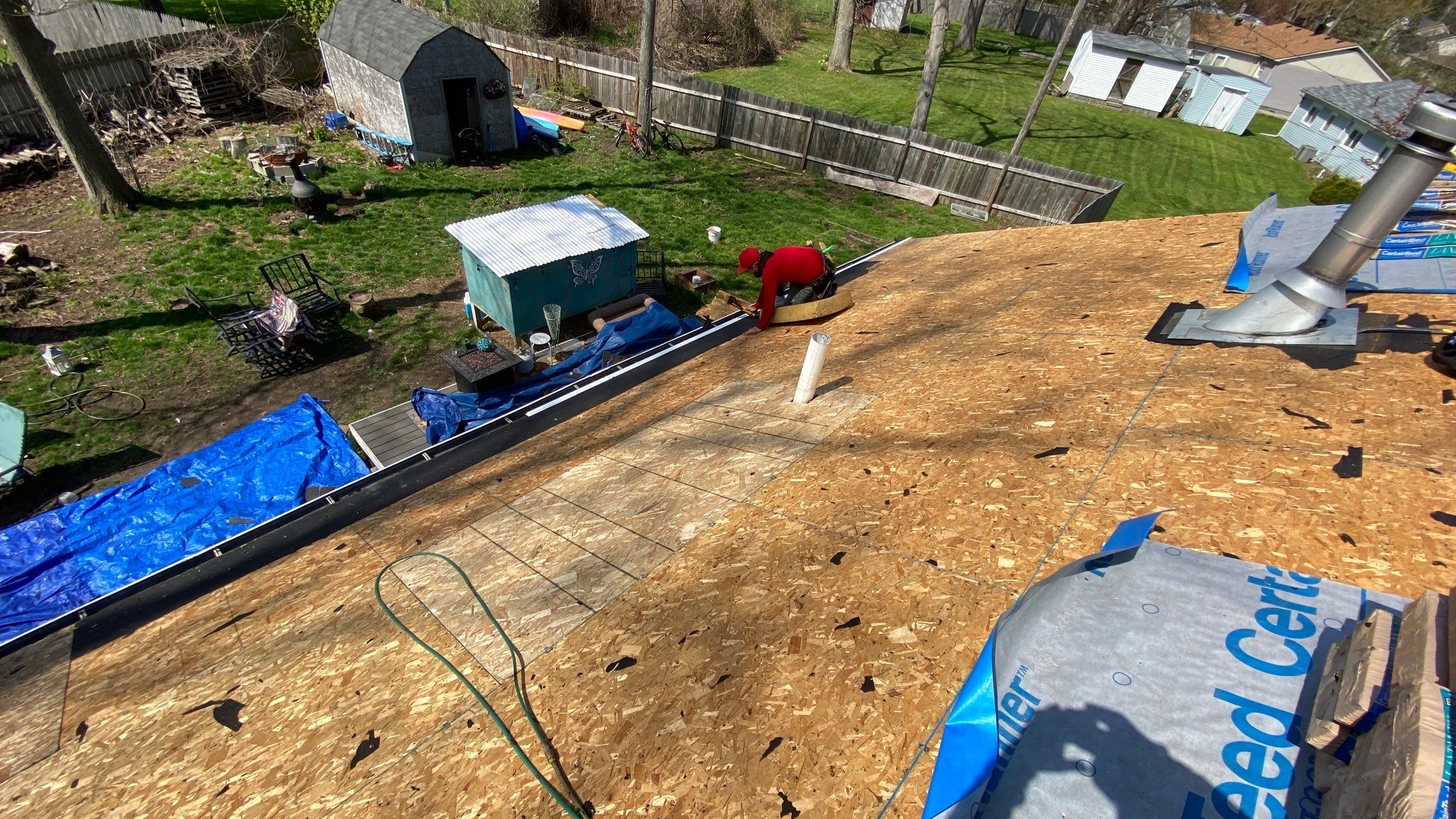 Roof Replacement using CertainTeed Landmark by 180 Contractors