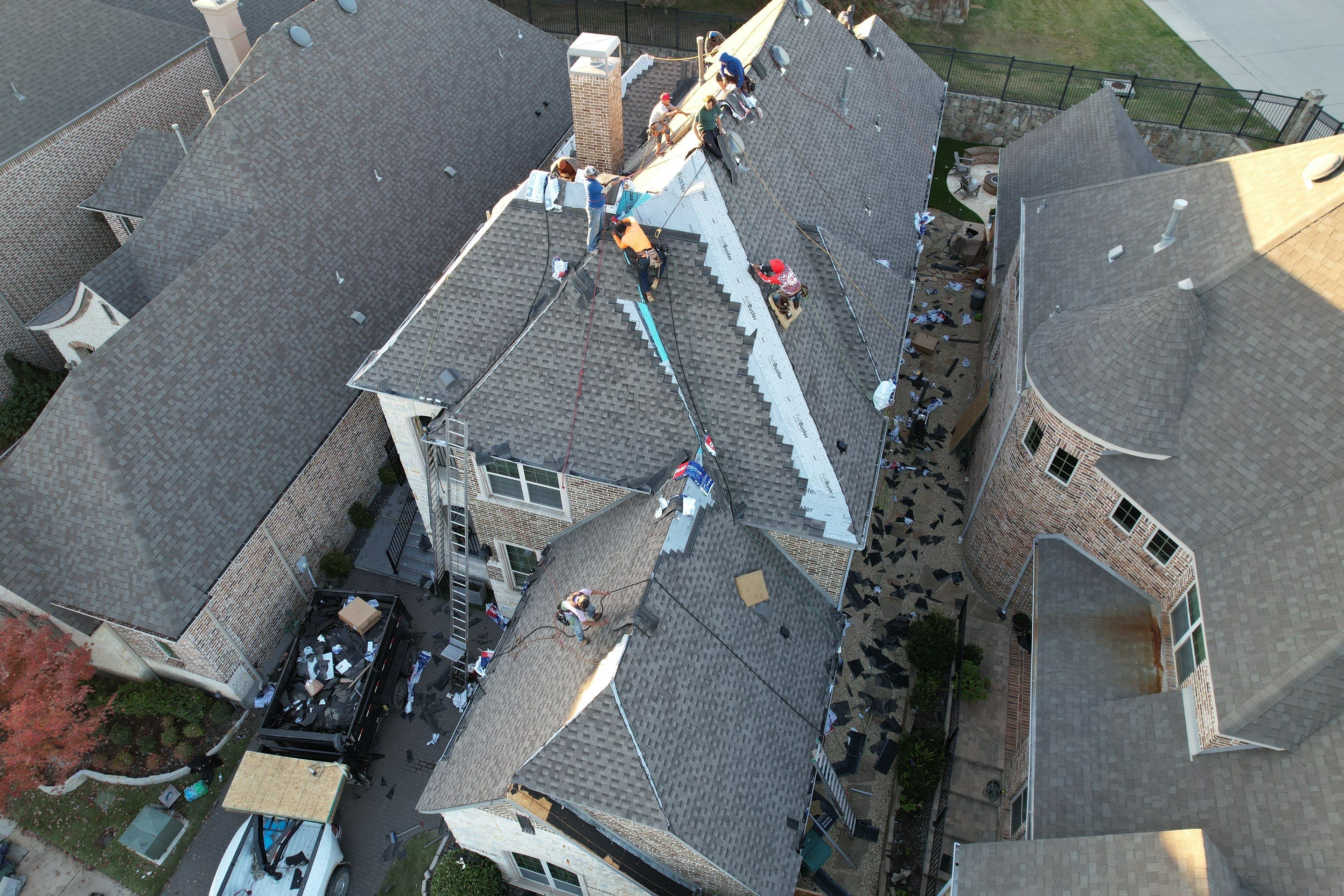 Project in Lewisville  by Zeus Exteriors