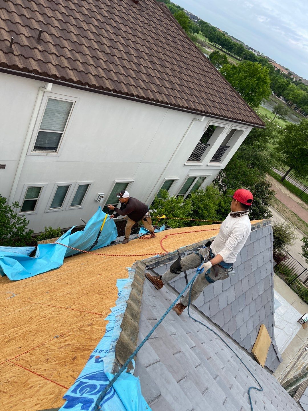Roof Replacement using Davinci Bell Slate Shingles by Elite Roofing LLC